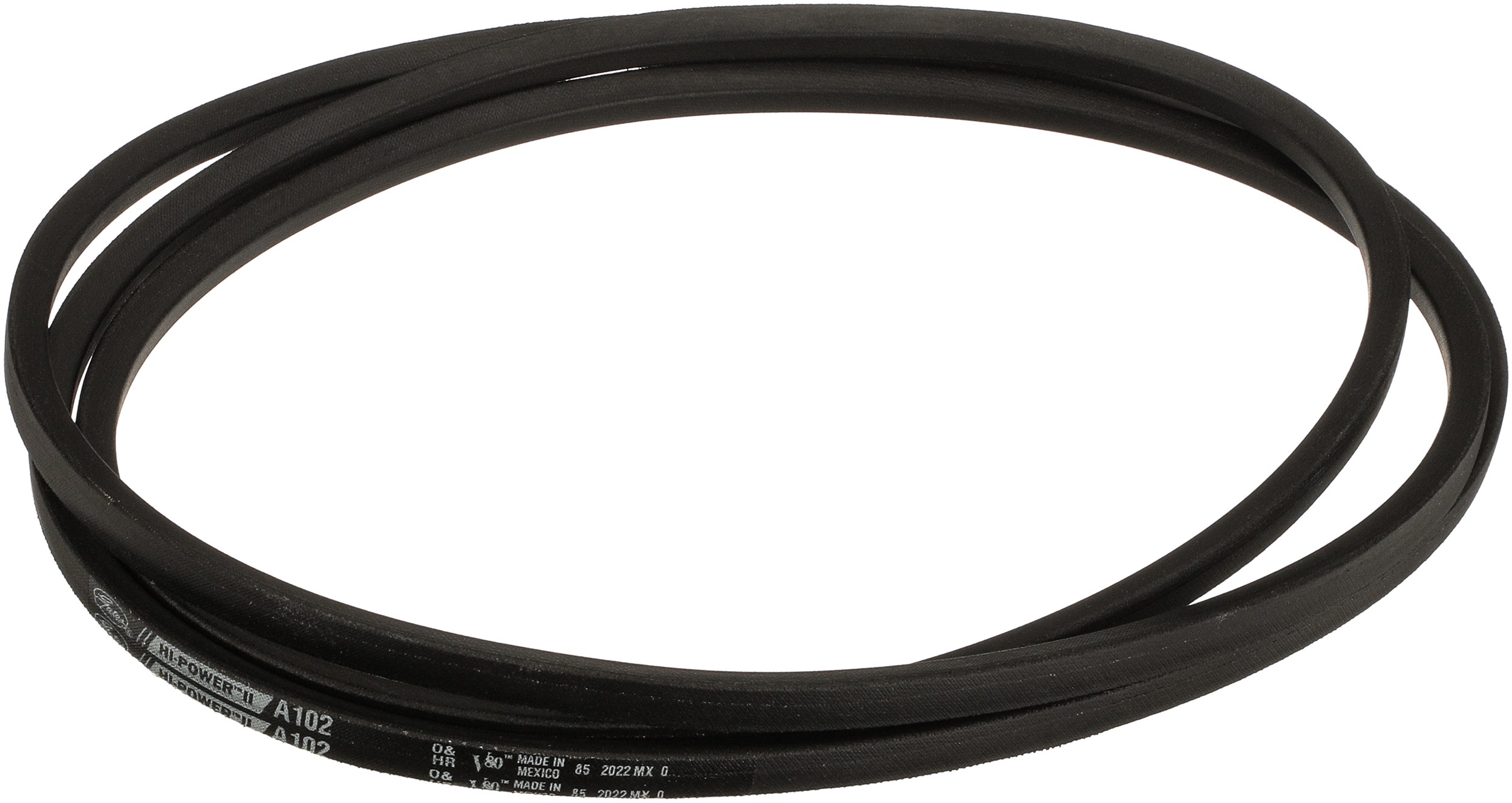 Gates A102 Hi-Power II Classical Section Wrapped V-Belt - Image 4