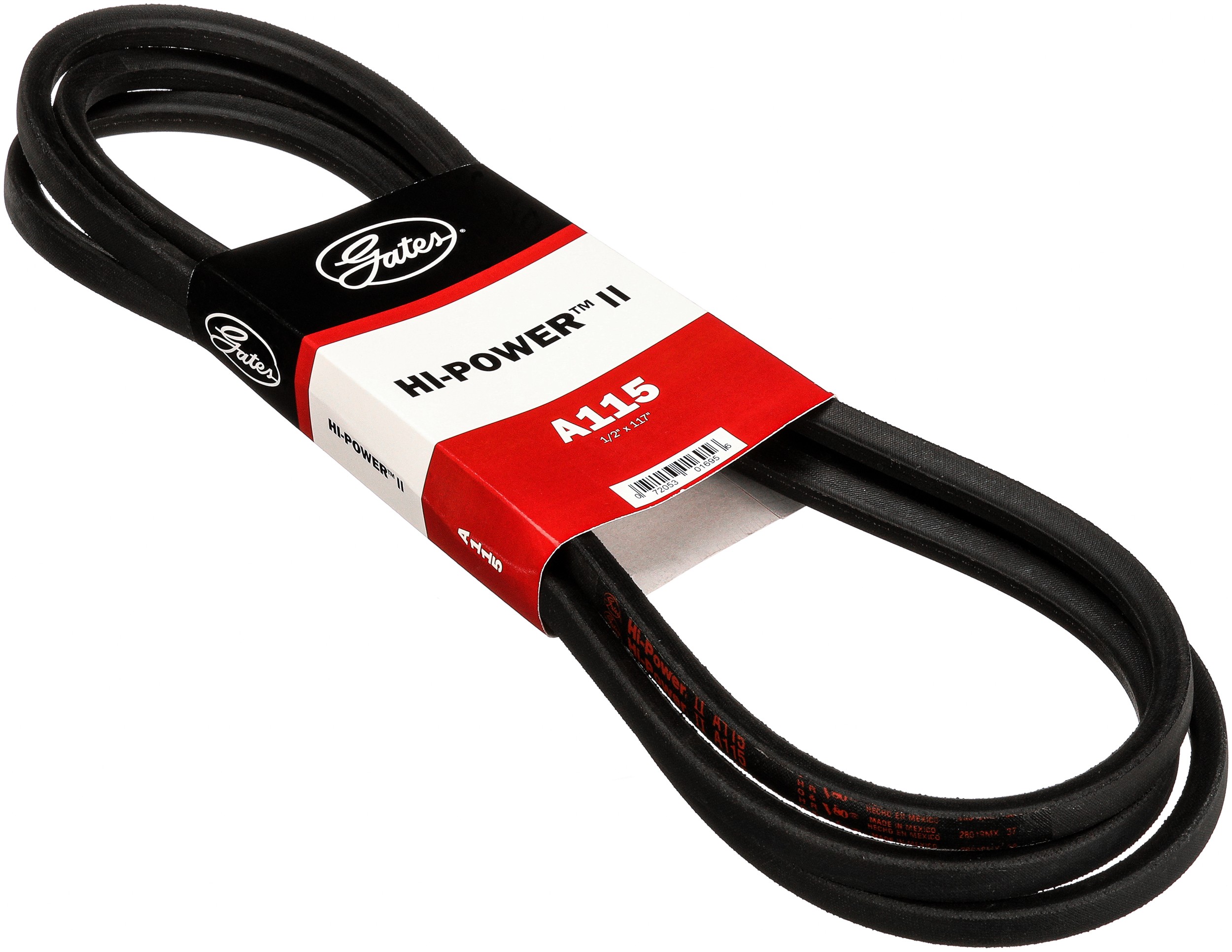 Gates A115 Hi-Power II Classical Section Wrapped V-Belt