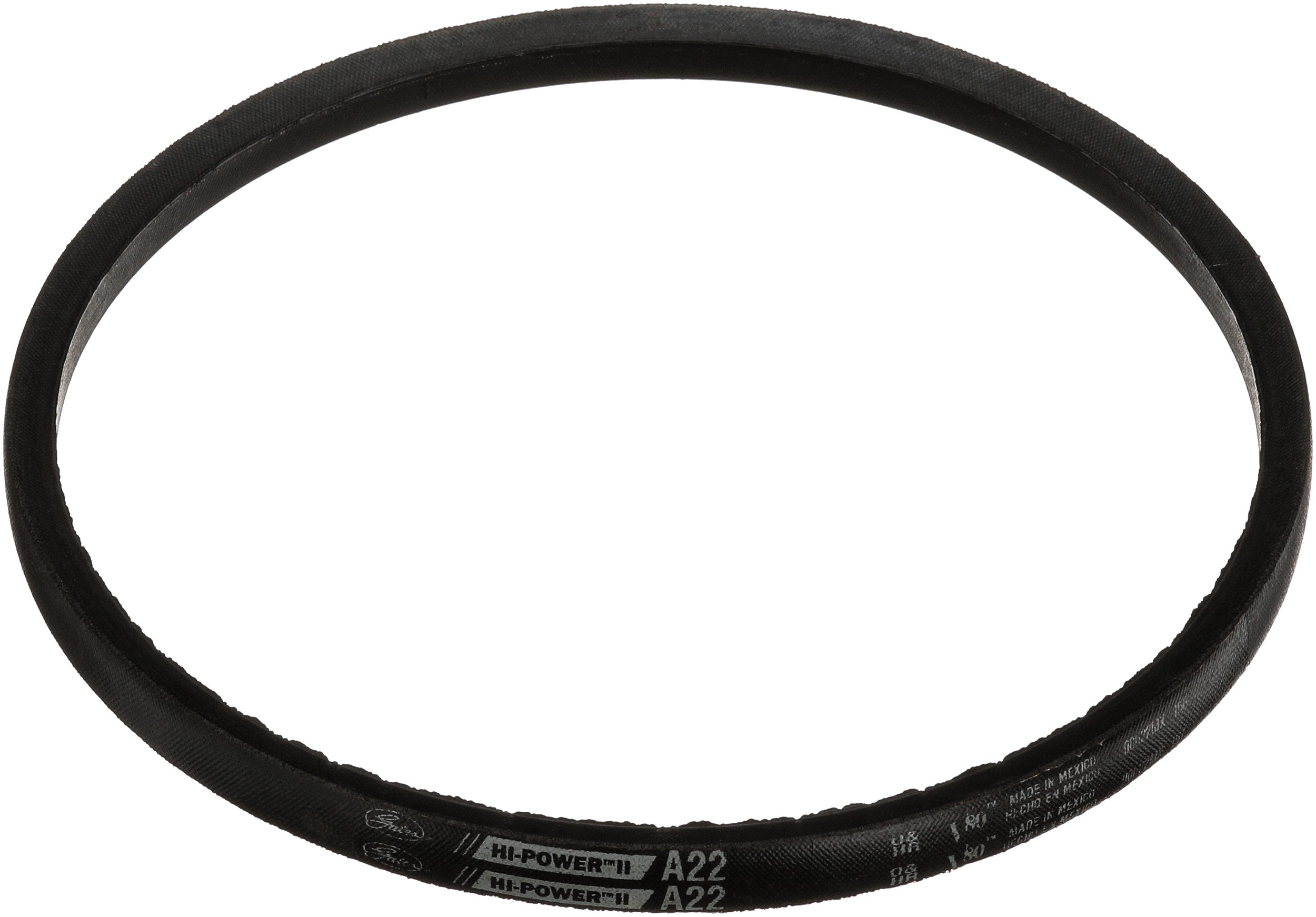 Gates A22 Hi-Power II Classical Section Wrapped V-Belt - Image 4