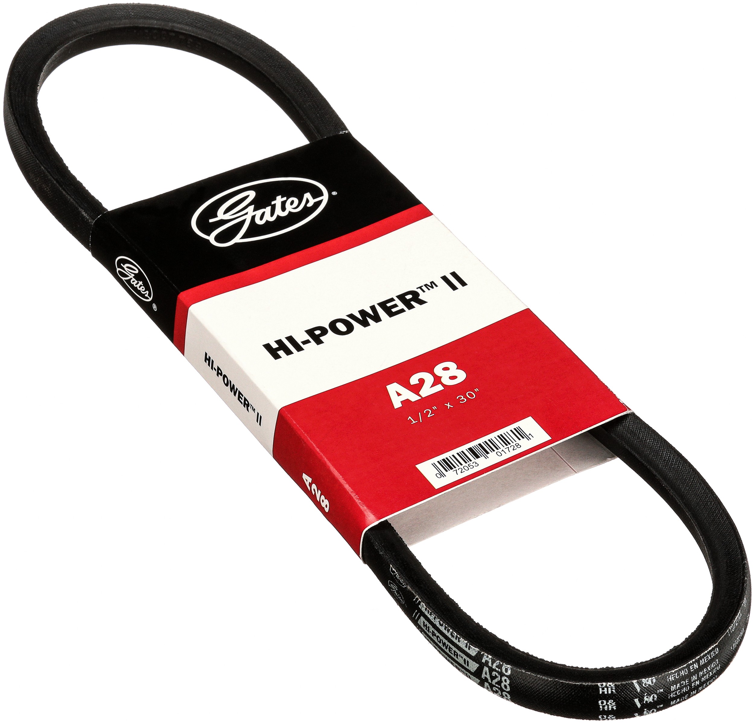 Gates A28 Hi-Power II Classical Section Wrapped V-Belt