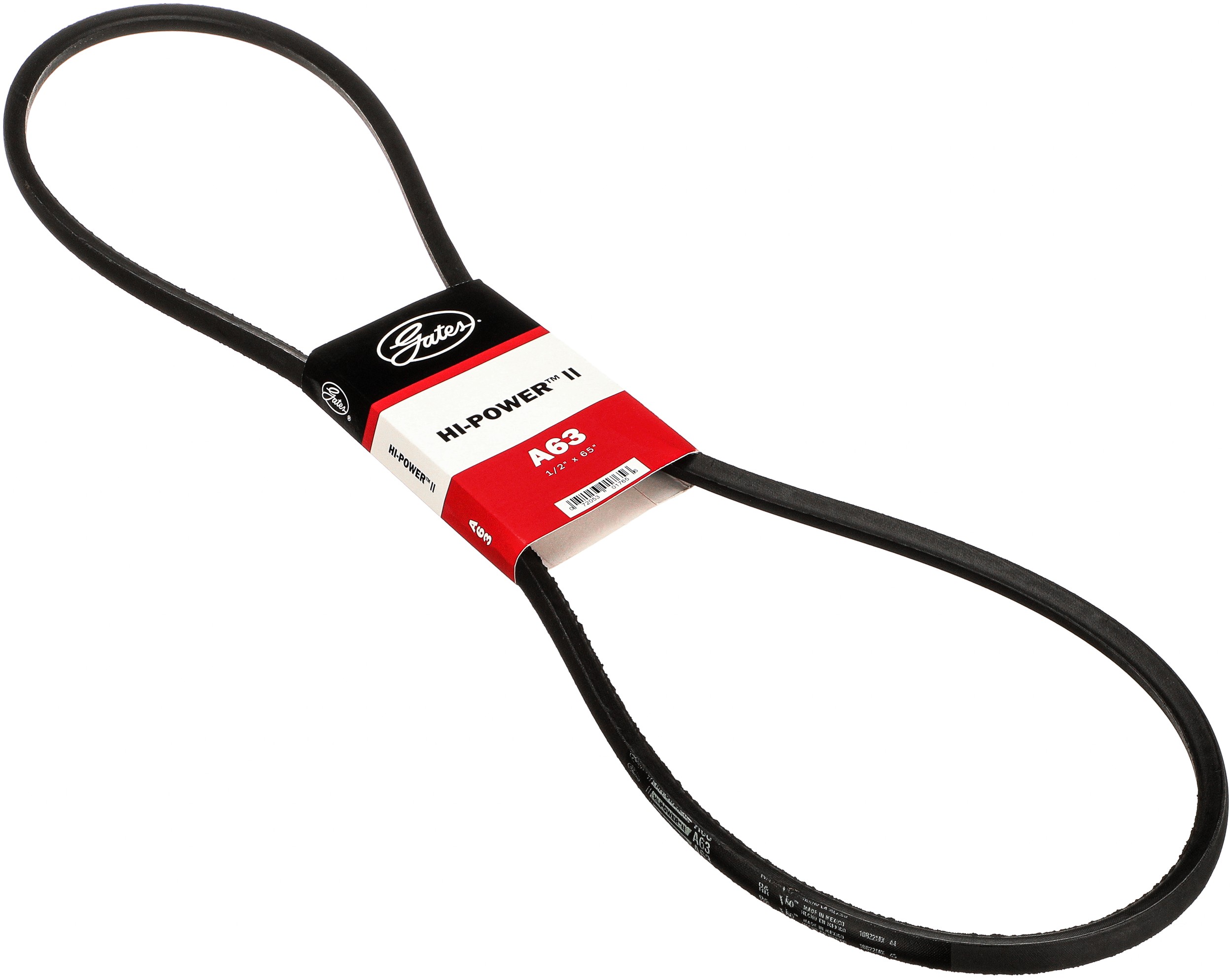 Gates A63 Hi-Power II Classical Section Wrapped V-Belt