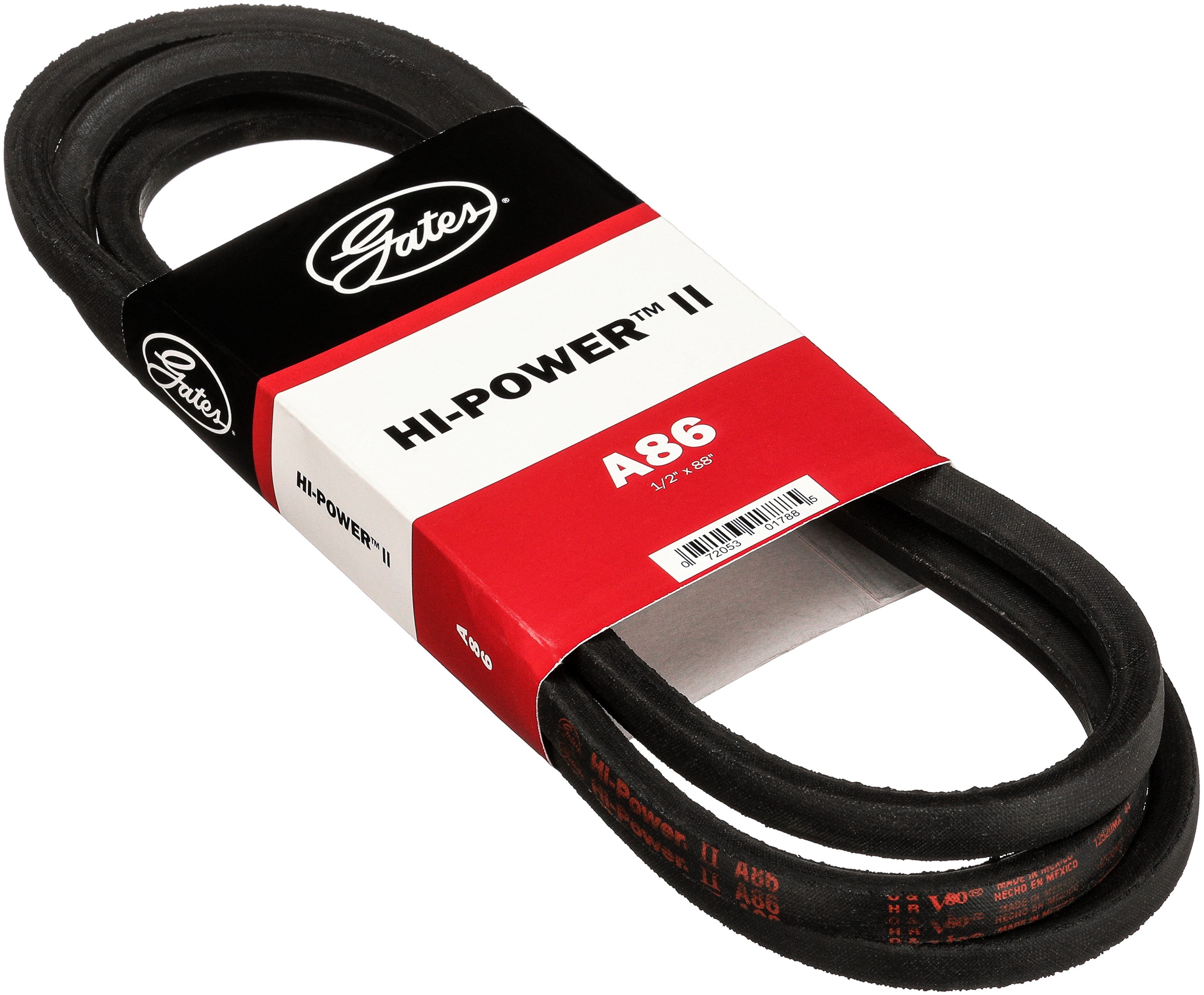Gates A86 Hi-Power II Classical Section Wrapped V-Belt