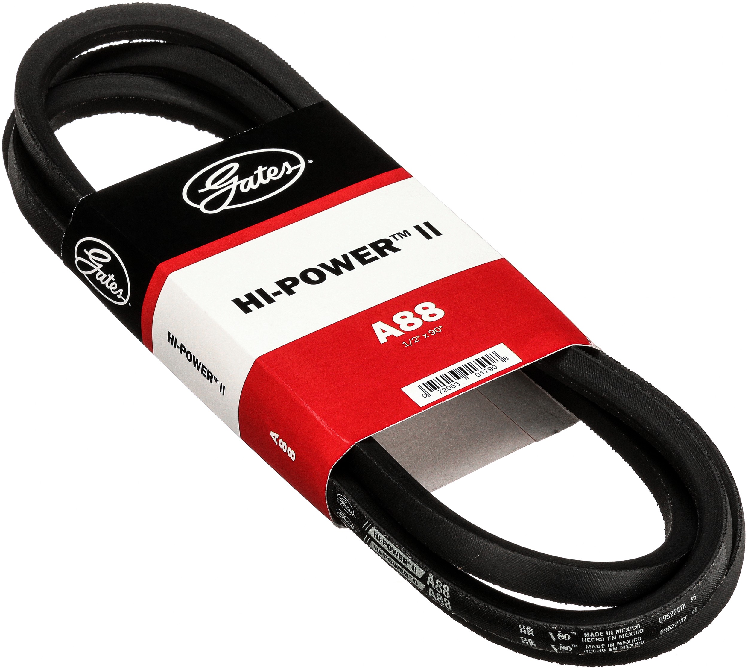 Gates A88 Hi-Power II Classical Section Wrapped V-Belt