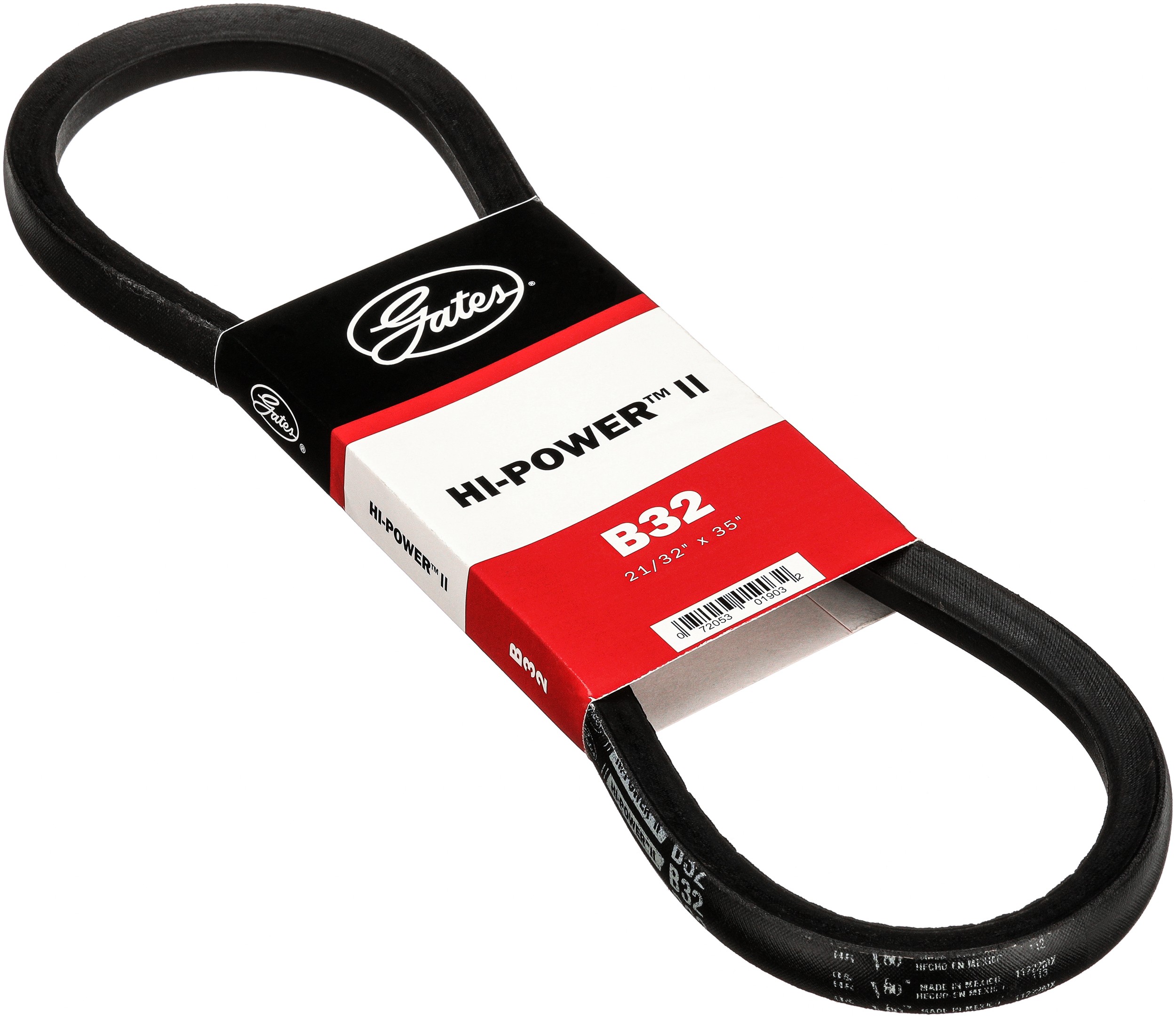 Gates B32 Hi-Power II Classical Section Wrapped V-Belt