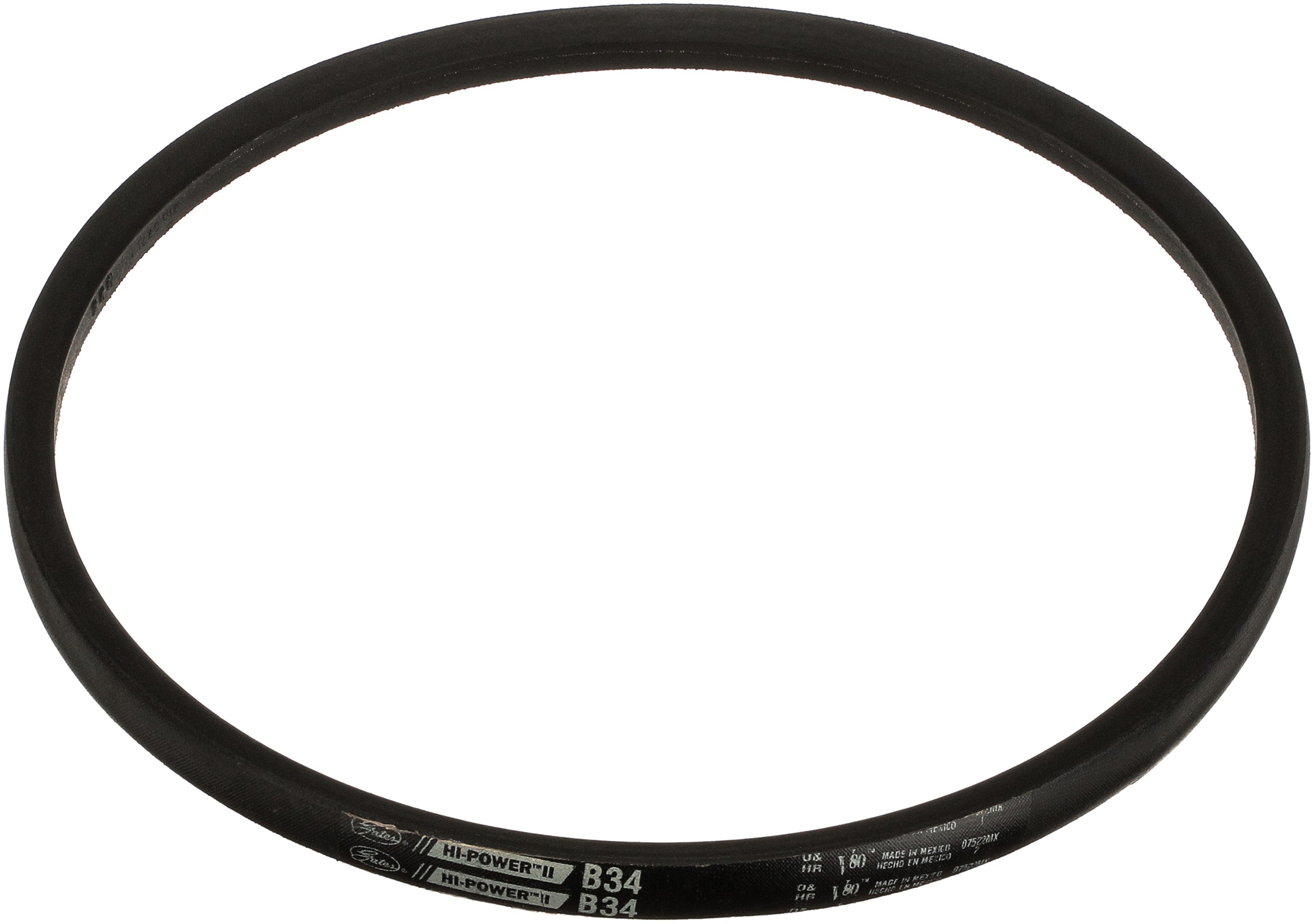 Gates B34 Hi-Power II Classical Section Wrapped V-Belt - Image 4