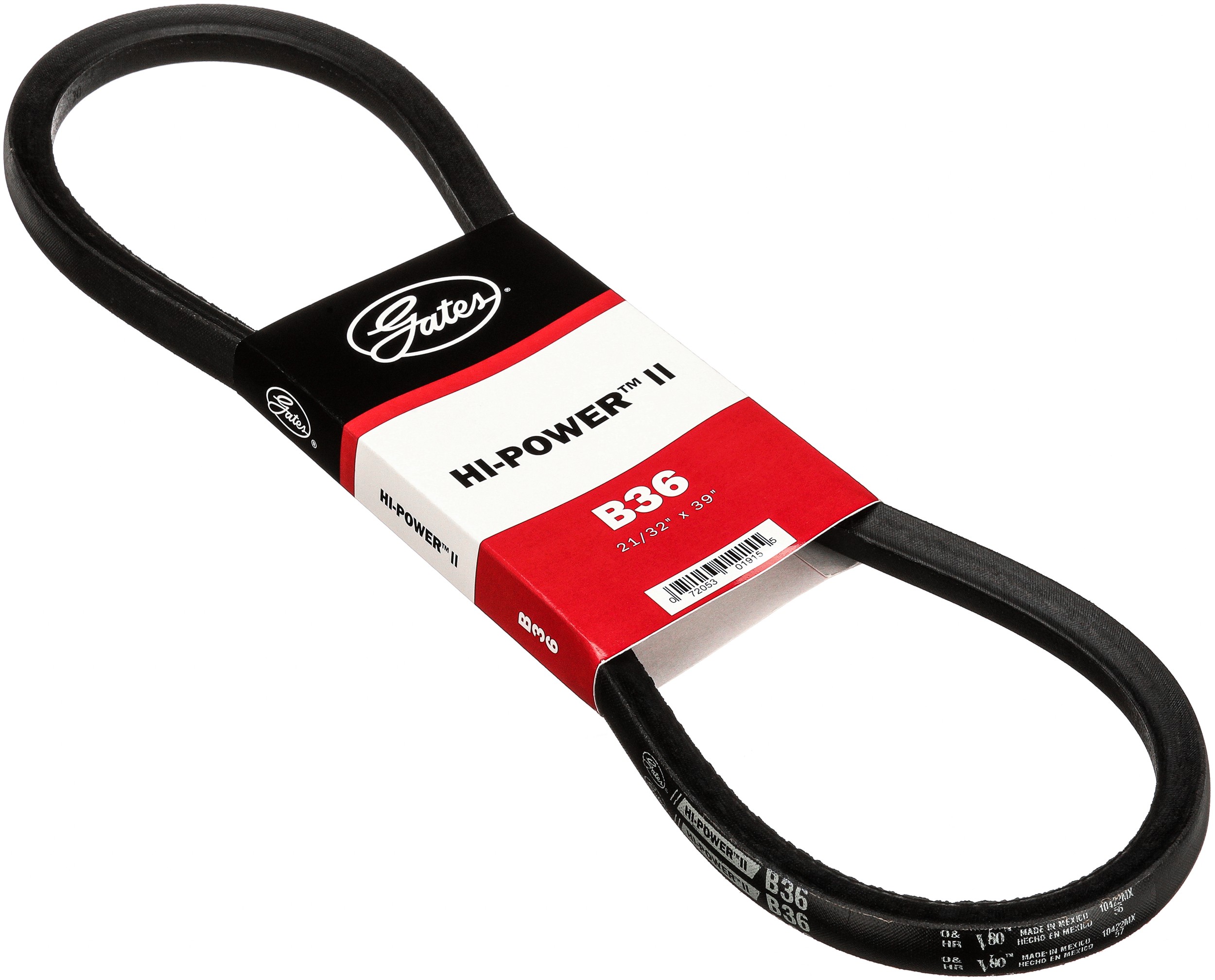 Gates B36 Hi-Power II Classical Section Wrapped V-Belt