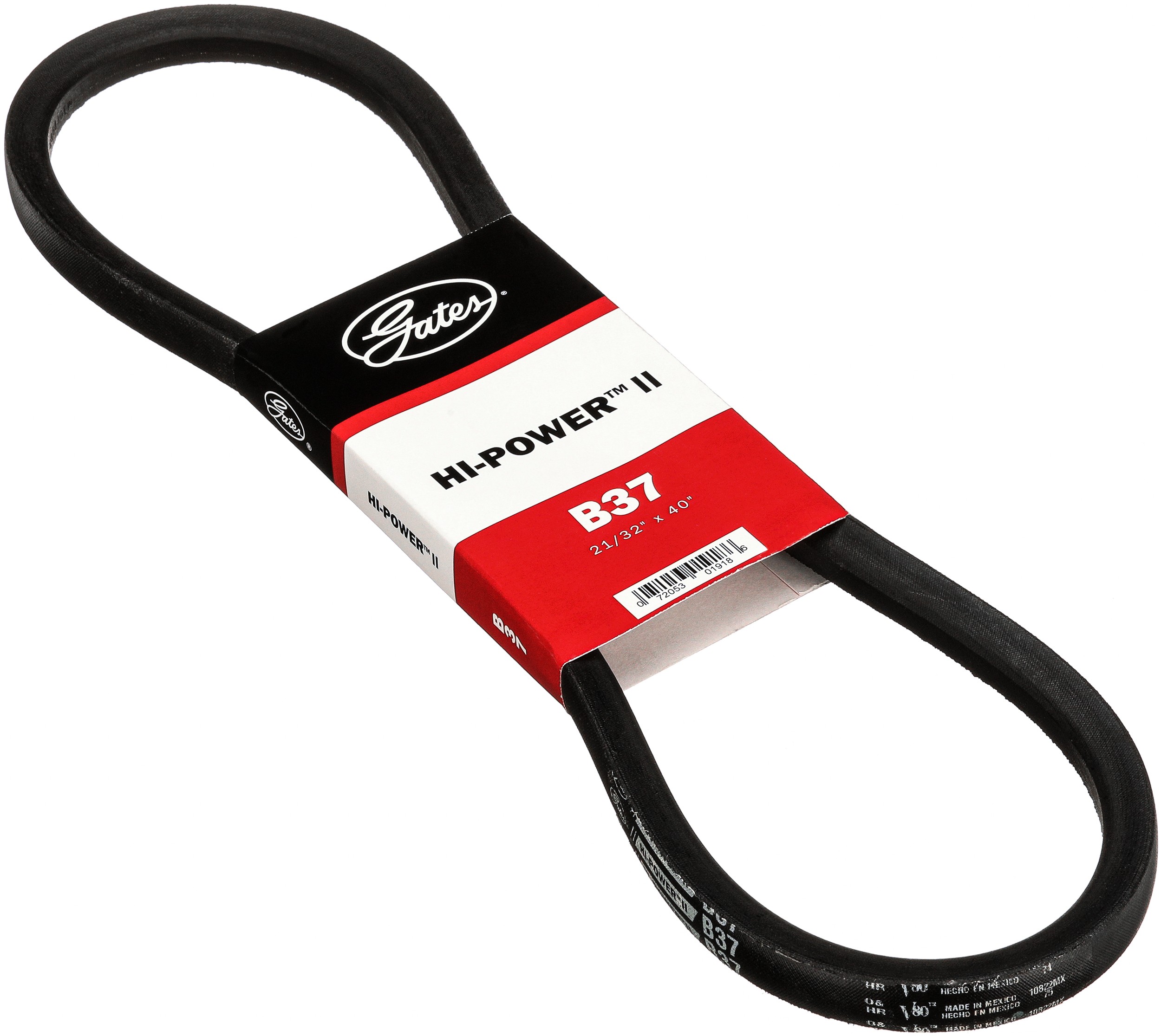 Gates B37 Hi-Power II Classical Section Wrapped V-Belt