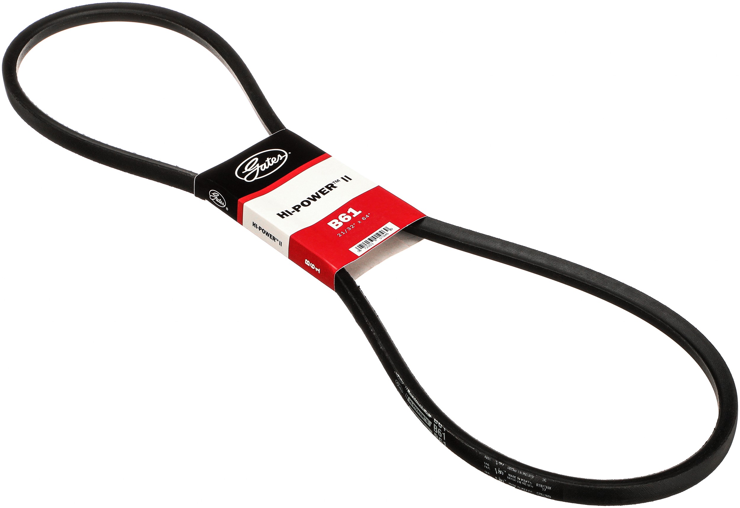 Gates B61 Hi-Power II Classical Section Wrapped V-Belt