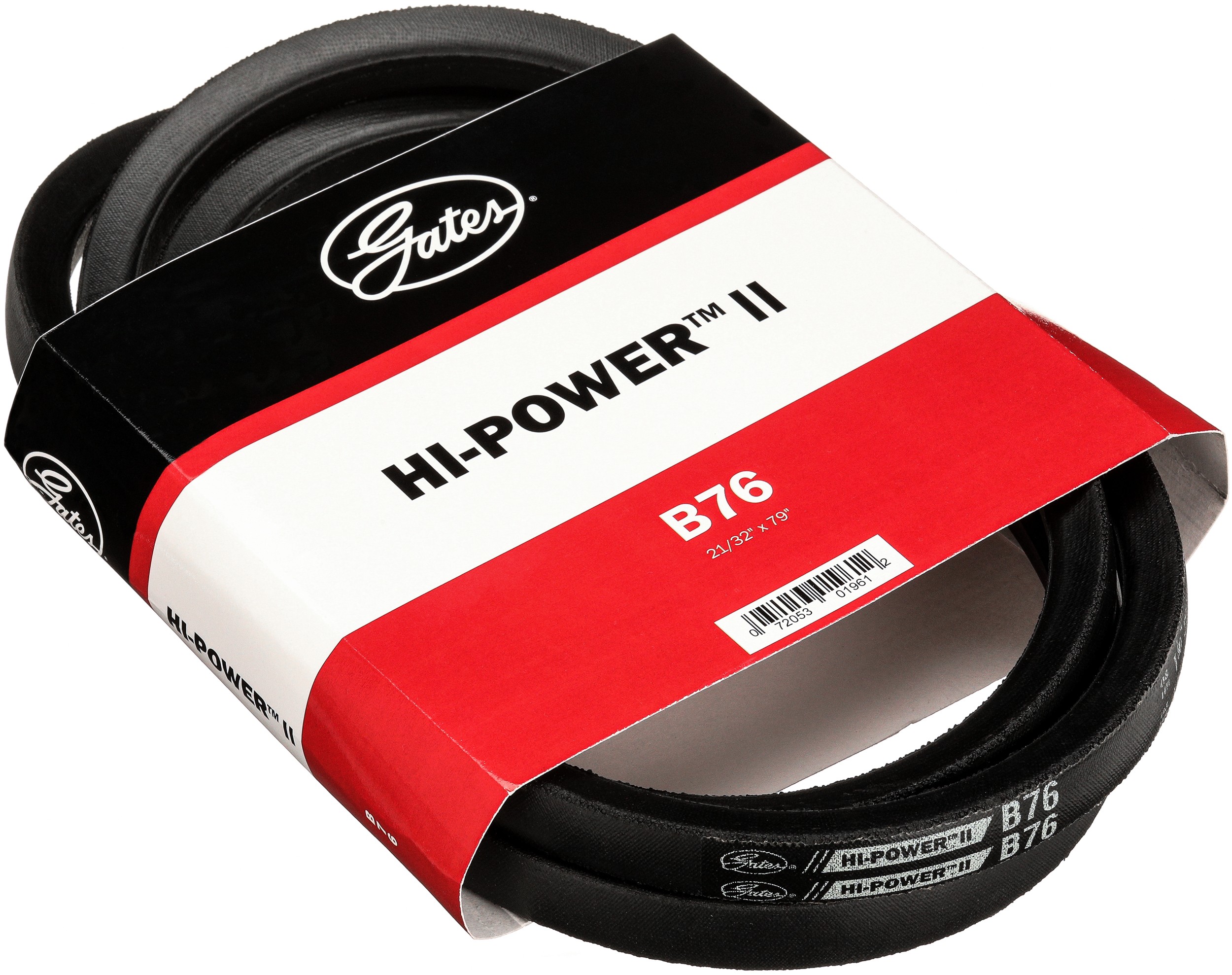Gates B76 Hi-Power II Classical Section Wrapped V-Belt