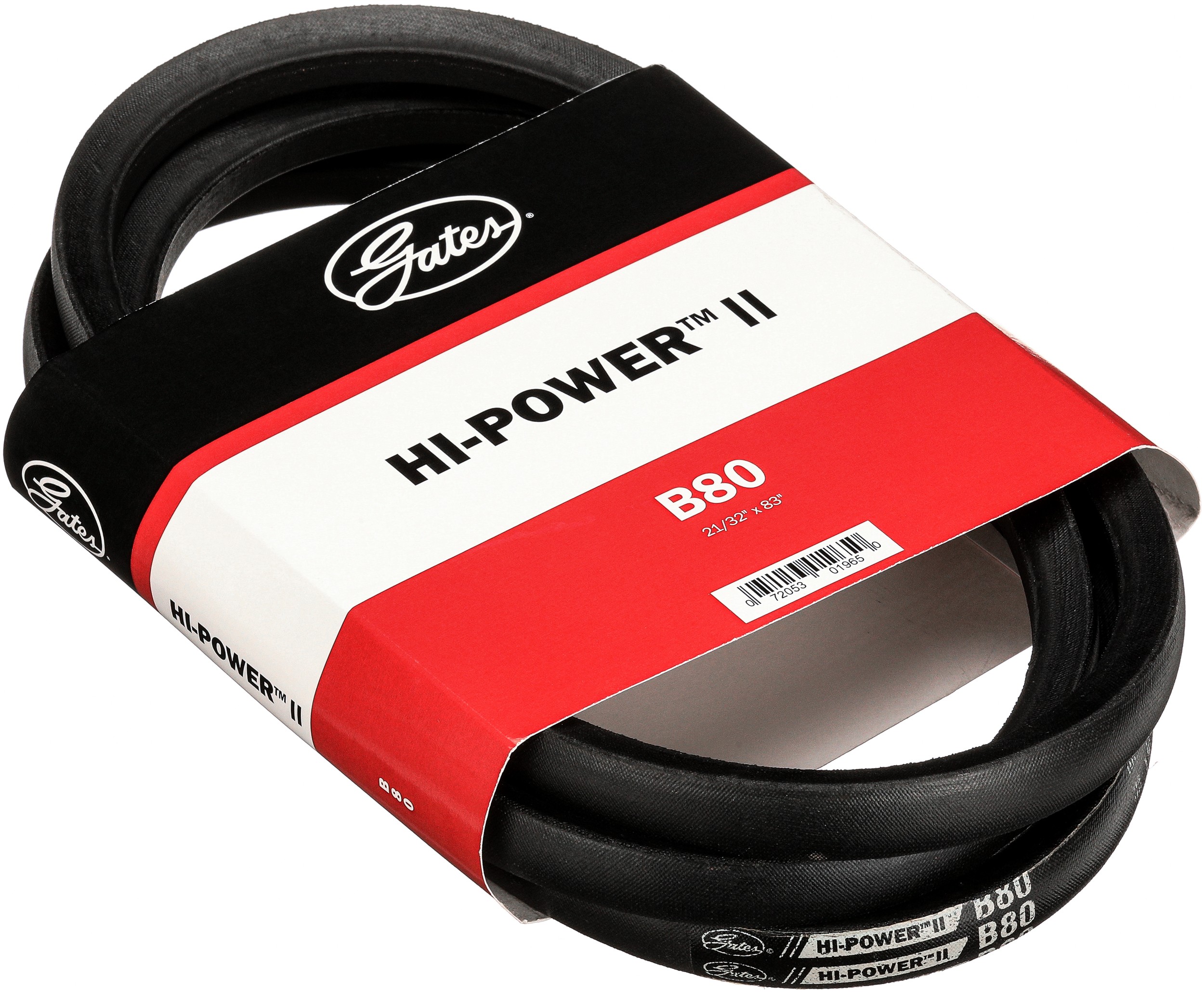 Gates B80 Hi-Power II Classical Section Wrapped V-Belt