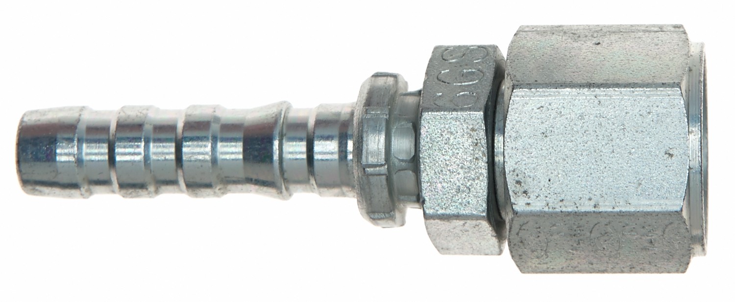 Gates G17210-0404 Dual Seat Female JIC 37/SAE 45 Flare Swivel (Stainless Steel Braid) - Image 2