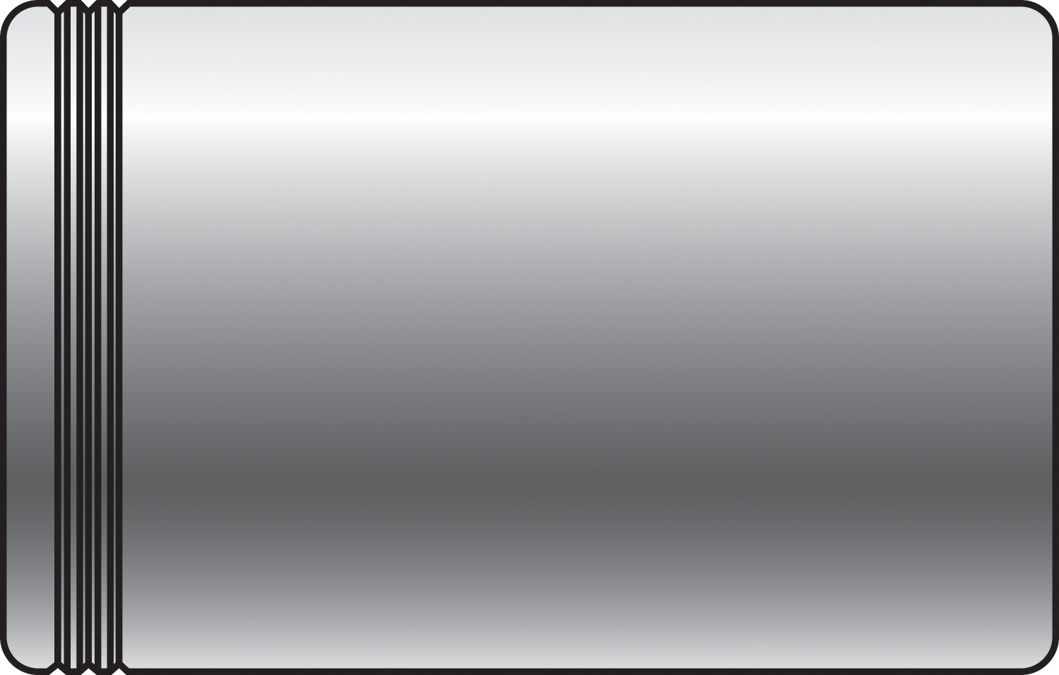 Gates G17995-0204 Non-Skive Ferrule (Stainless Steel Braid) - Image 3