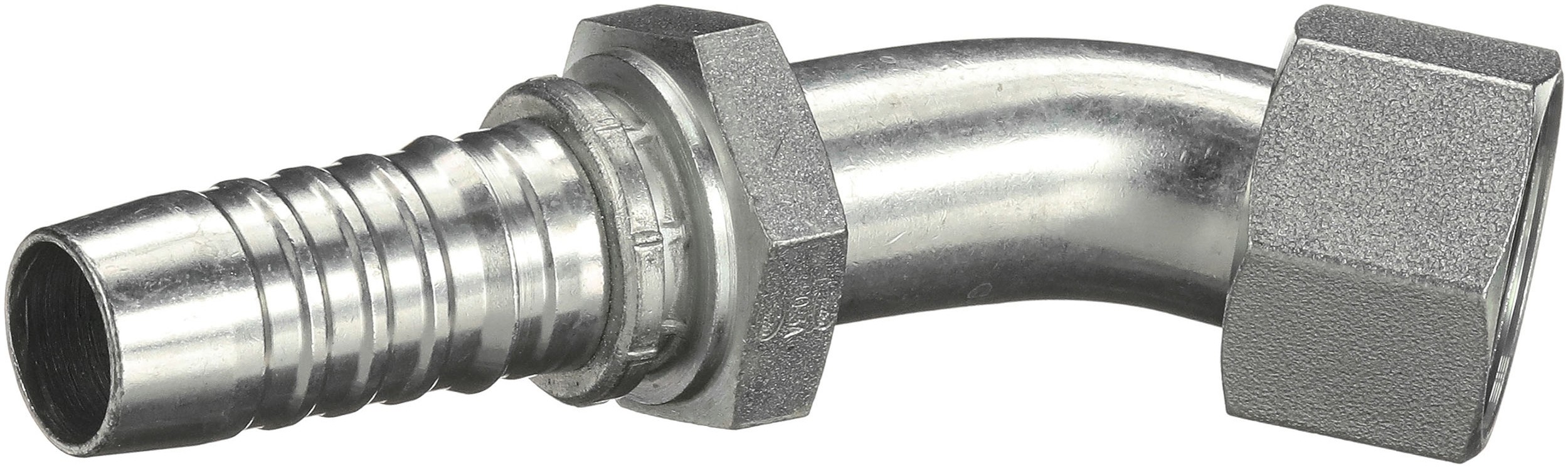 Gates G202341616 Female Flat-Face O-Ring Swivel - 45 Bent Tube (GlobalSpiral)