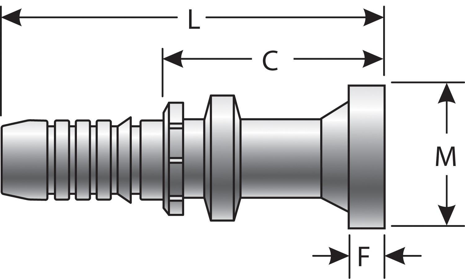 Gates G203501616 Code 62 O-Ring Flange Heavy (GlobalSpiral) - Image 3