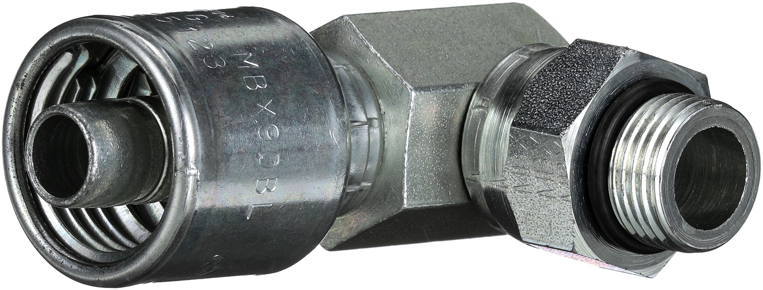 Gates G251231010 Male O-Ring Boss Swivel - 90 Block (MegaCrimp) - Image 3