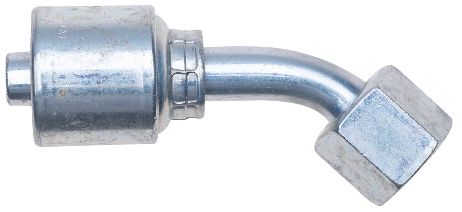 Gates G25174-0808T Female JIC 37 Flare Swivel - 45 Bent Tube - TuffCoat Xtreme Plating (MegaCrimp) - Image 3