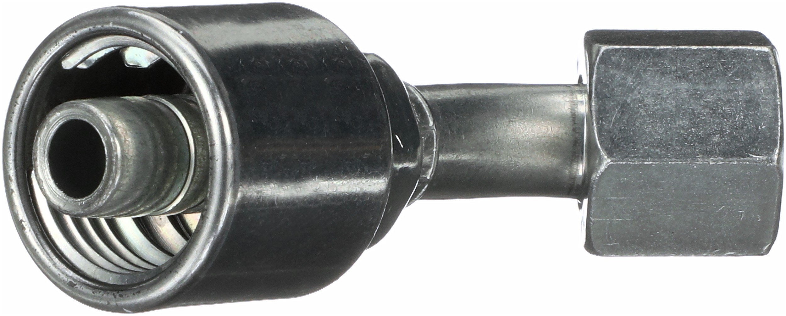 Gates G251751216 Female JIC 37 Flare Swivel - 45 Bent Tube (MegaCrimp)