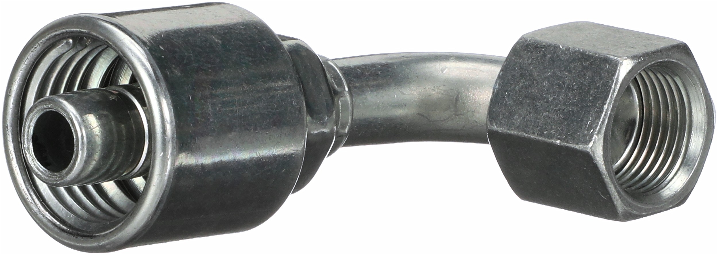 Gates G251791216 Female JIC 37 Flare Swivel - 90 Bent Tube (MegaCrimp)