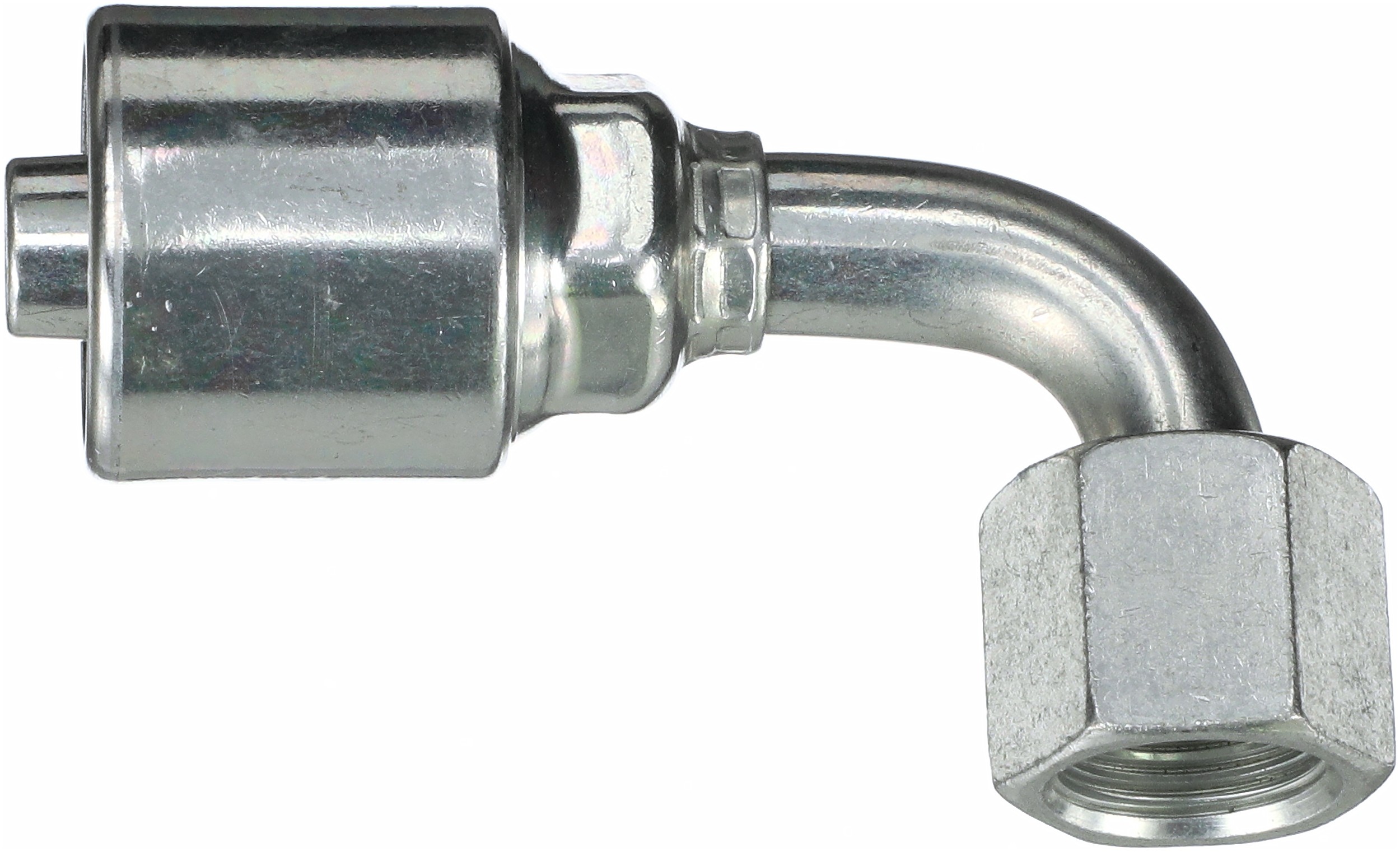 Gates G251791216 Female JIC 37 Flare Swivel - 90 Bent Tube (MegaCrimp) - Image 2
