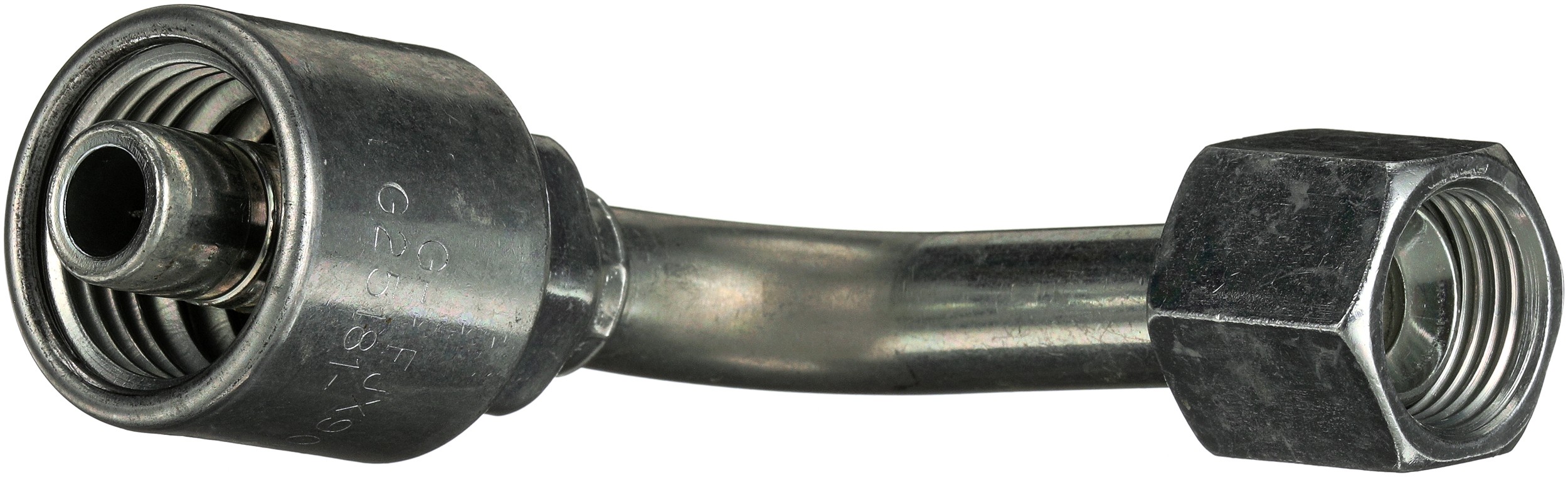 Gates G251811010 Female JIC 37 Flare Swivel - 90 Bent Tube (MegaCrimp) - Image 2