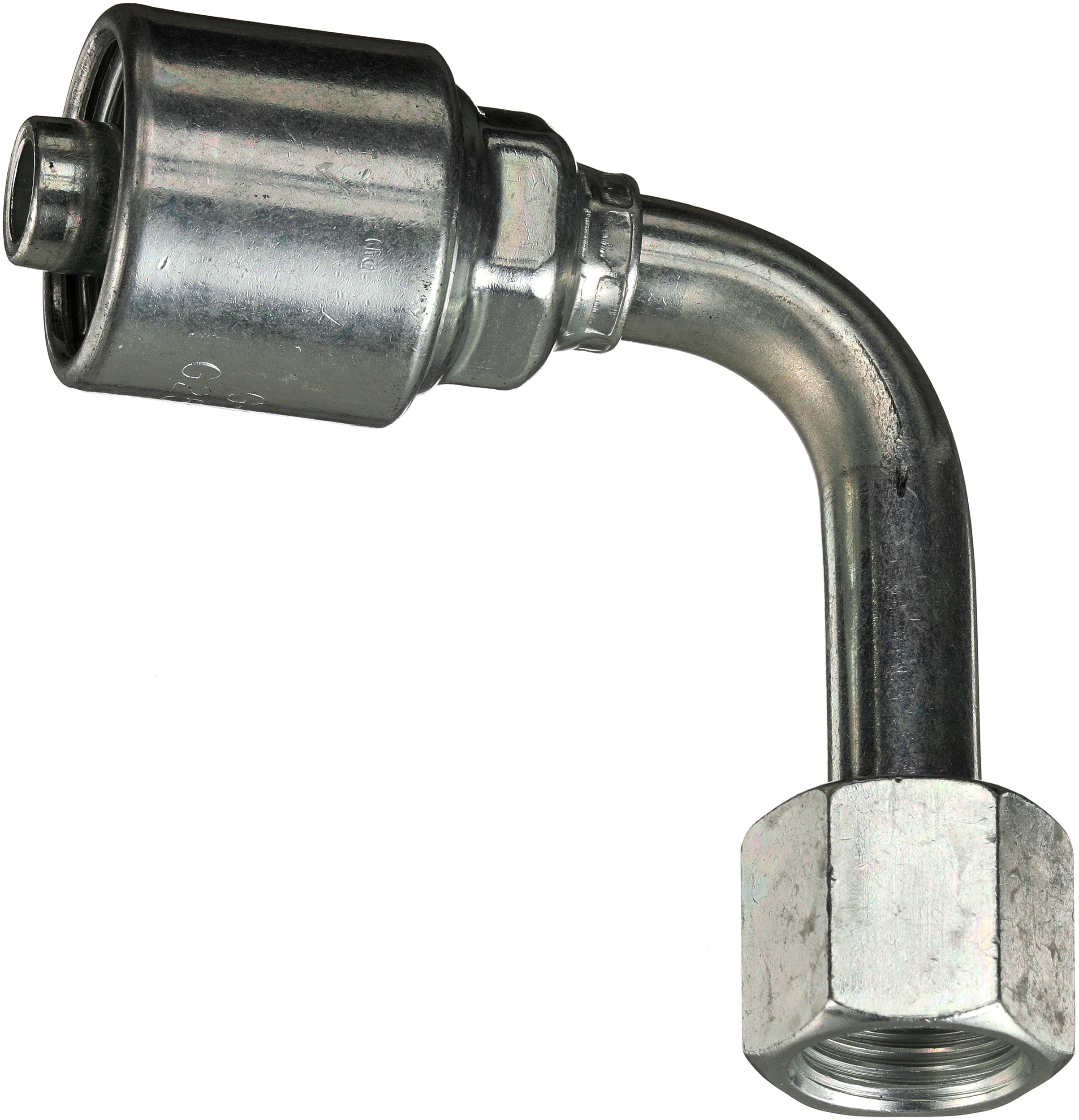 Gates G251811010 Female JIC 37 Flare Swivel - 90 Bent Tube (MegaCrimp) - Image 3