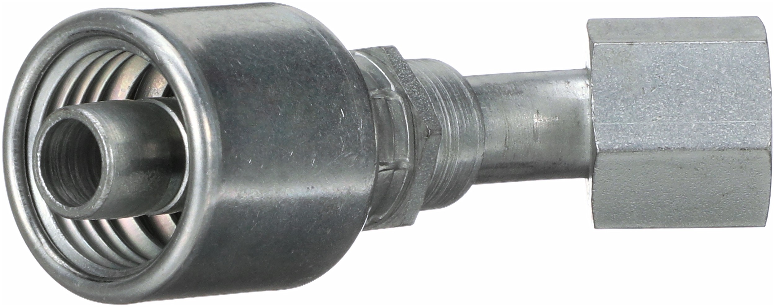 Gates G252020606 Female SAE 45 Flare Swivel - 45 Bent Tube (MegaCrimp)