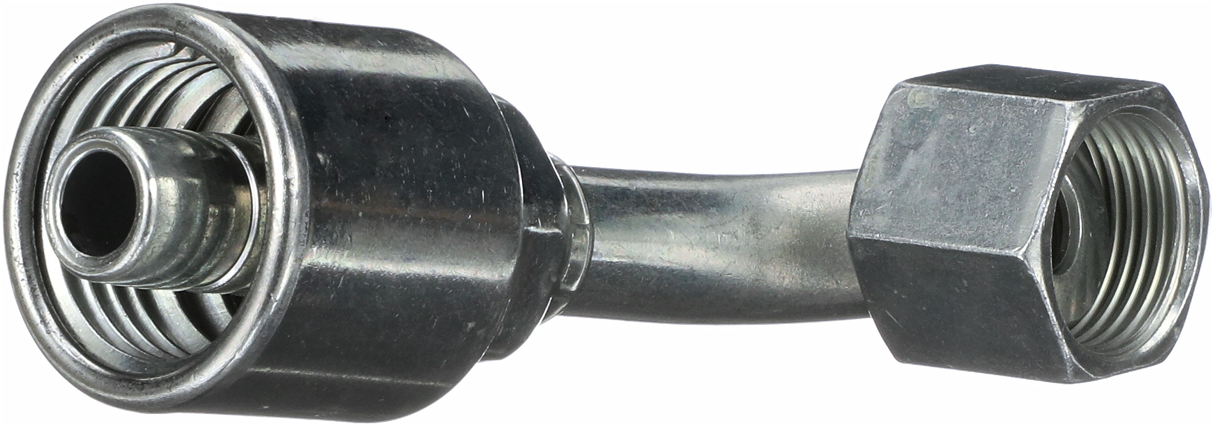 Gates G252401010 Female Flat-Face O-Ring Swivel - 90 Bent Tube (MegaCrimp)