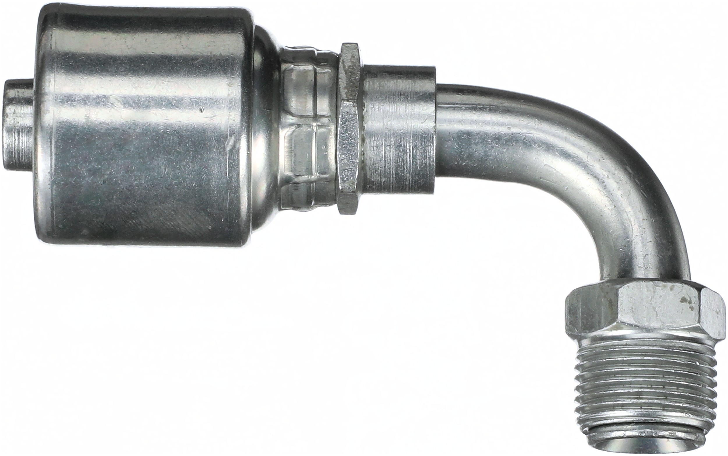 Gates G255040405 SAE Male Inverted Swivel - 90 Bent Tube (MegaCrimp) - Image 3