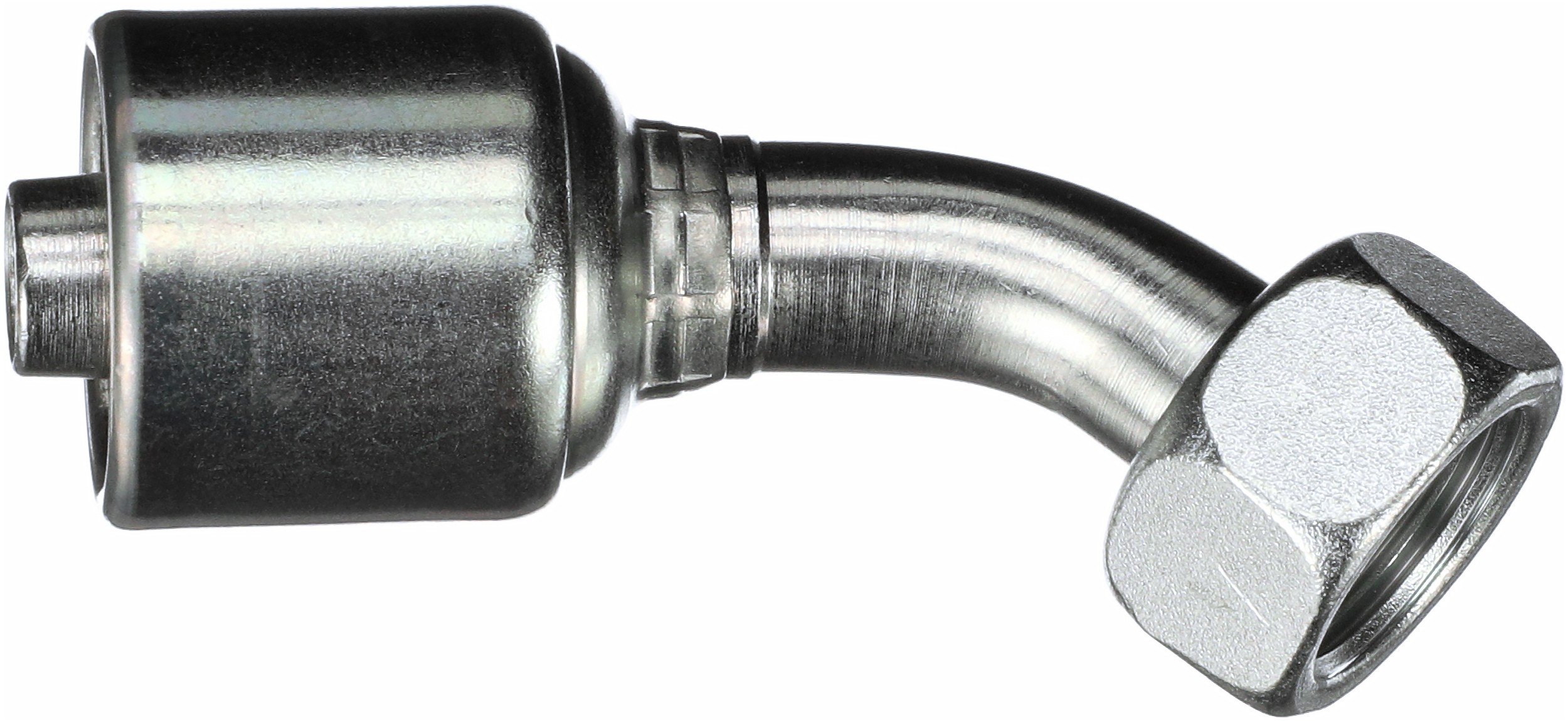 Gates G258310808 Female British Standard Parallel Pipe O-Ring Swivel - 45 Bent Tube (MegaCrimp) - Image 3