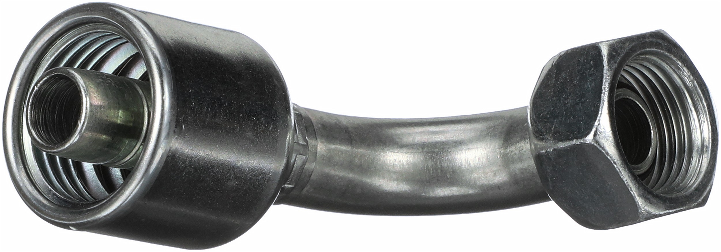 Gates G258321212 Female British Standard Parallel Pipe O-Ring Swivel - 90 Bent Tube (MegaCrimp)
