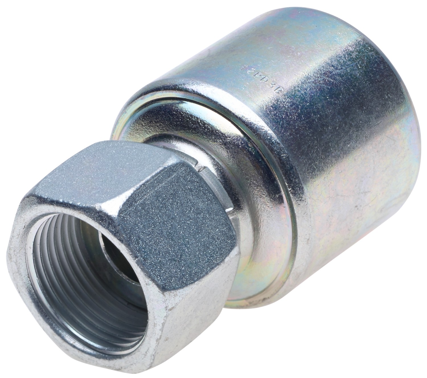 Gates G258550808 Female British Flat-Face Swivel (MegaCrimp)