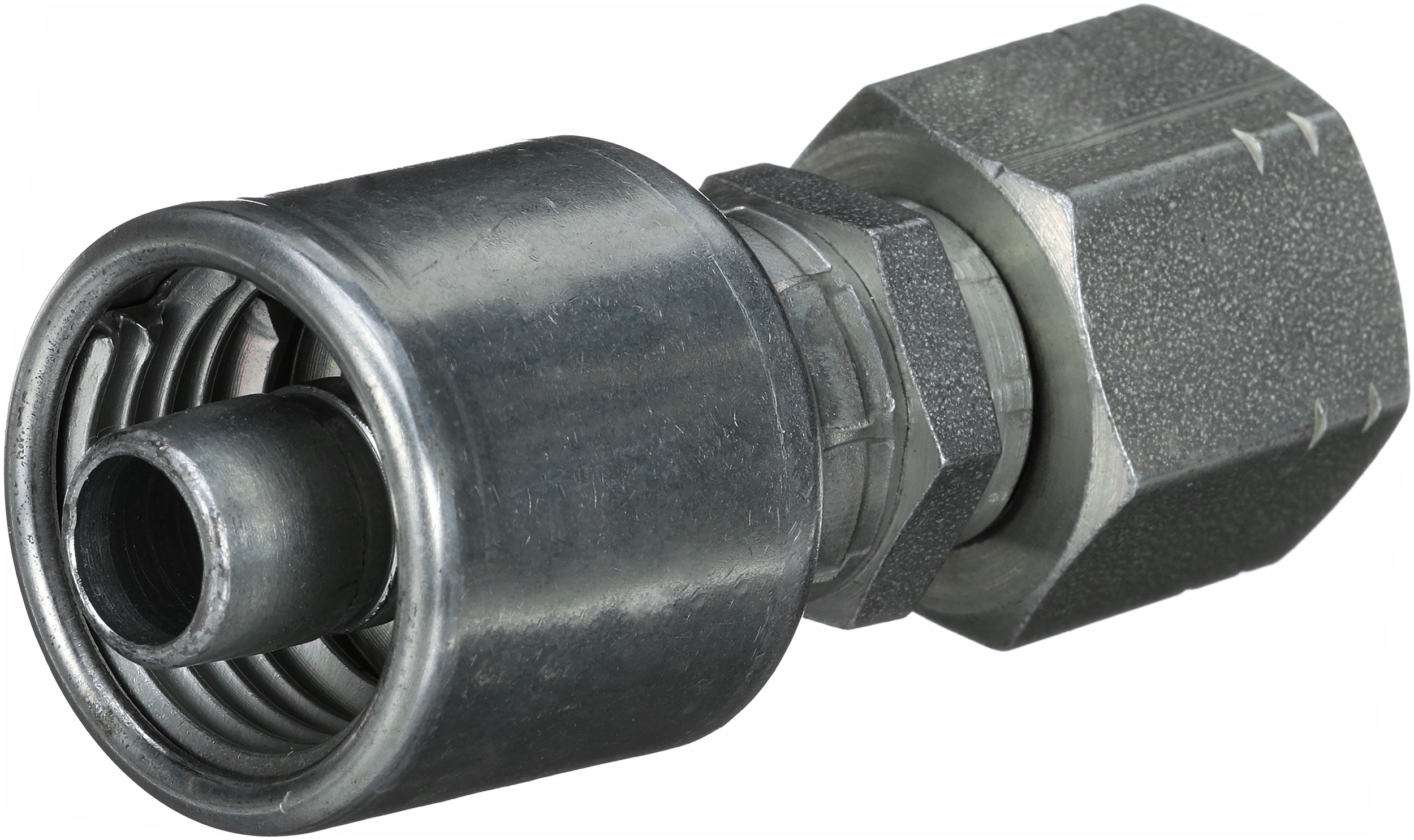Gates G259100406 Female Komatsu Style Japanese Metric Swivel (MegaCrimp)