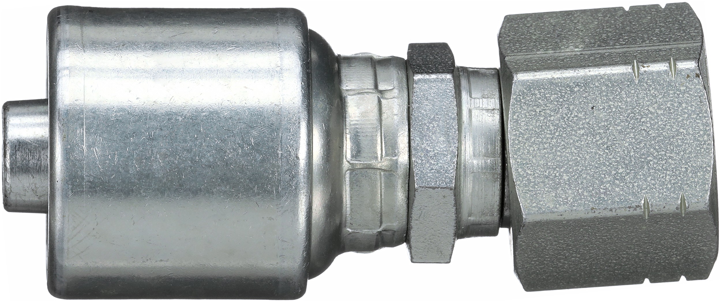 Gates G259101010 Female Komatsu Style Japanese Metric Swivel (MegaCrimp)
