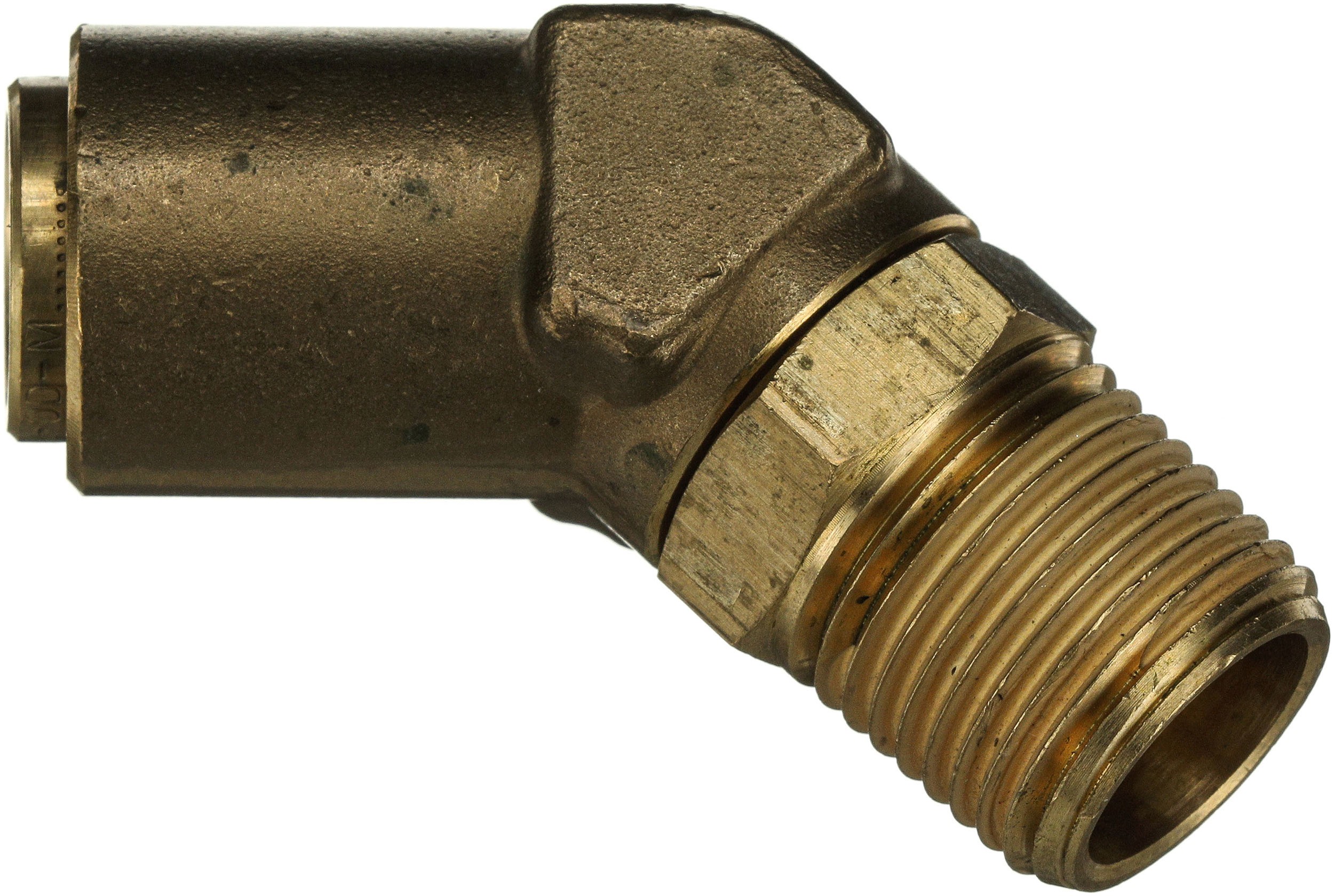 Gates G31122-0808 Air Brake to Male Pipe Swivel - 45 (SureLok)