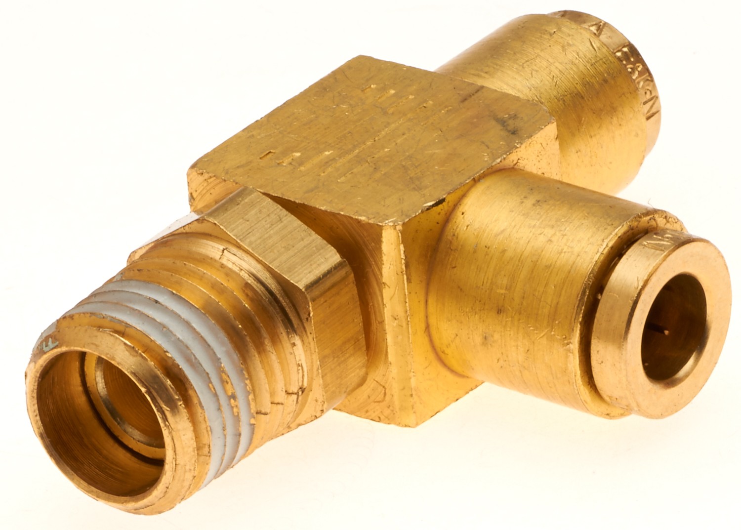 Gates G311400608 Air Brake Run Tee to Male Pipe Swivel (SureLok) - Image 2