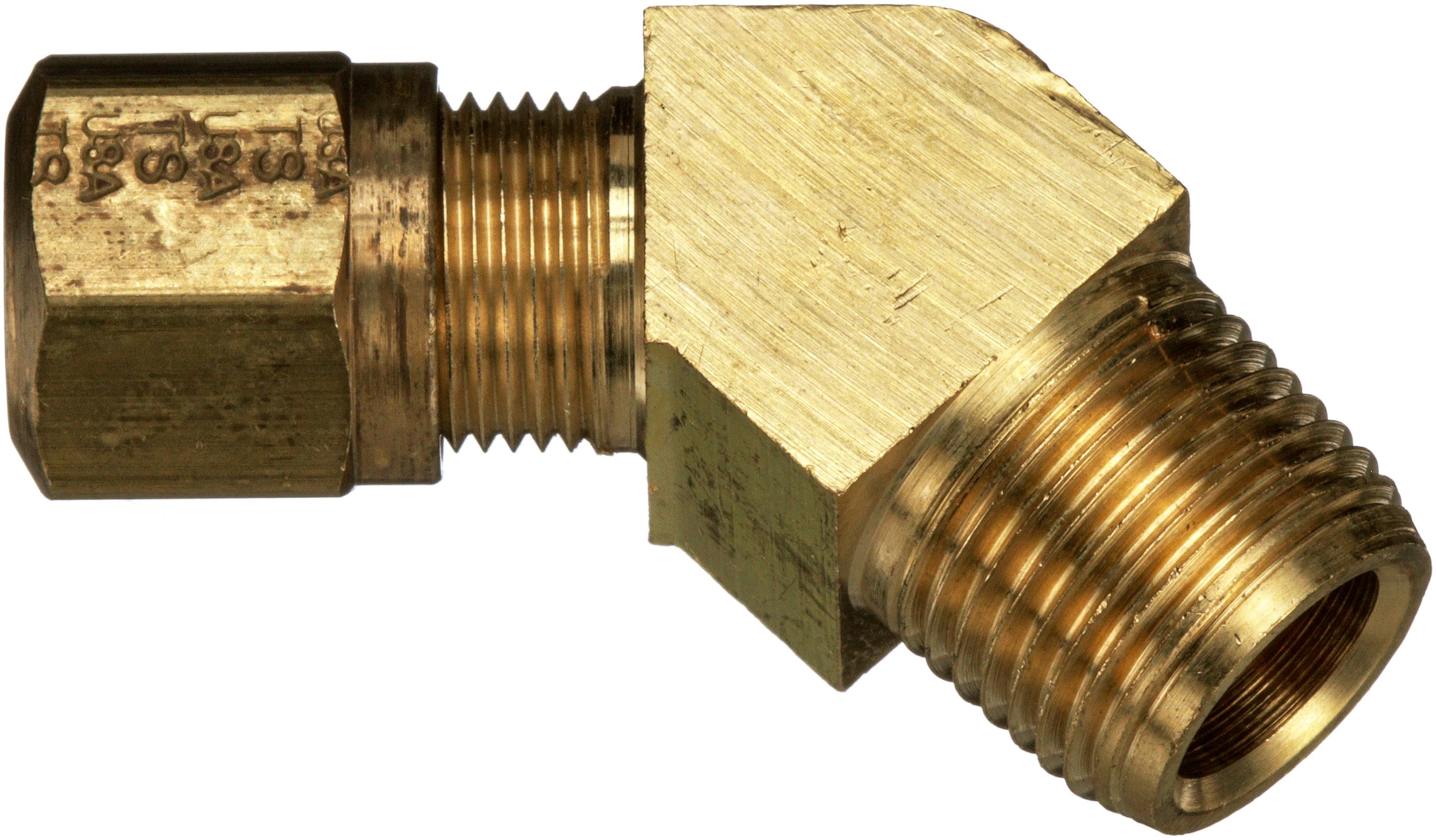 Gates G32102-0606 Air Brake to Male Pipe - 45 (Nylon Tubing Compression) - Image 2