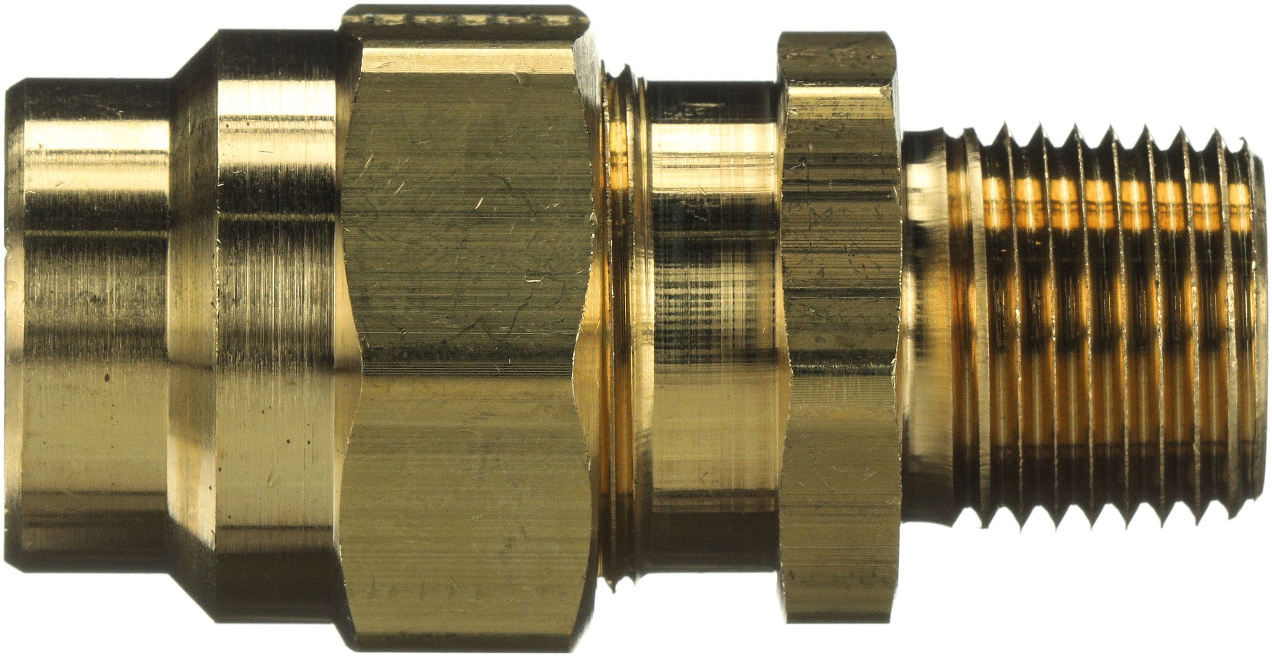 Gates G331000606 Air Brake to Male Pipe with Nut and Sleeve Coupling for Rubber Hose - Image 2