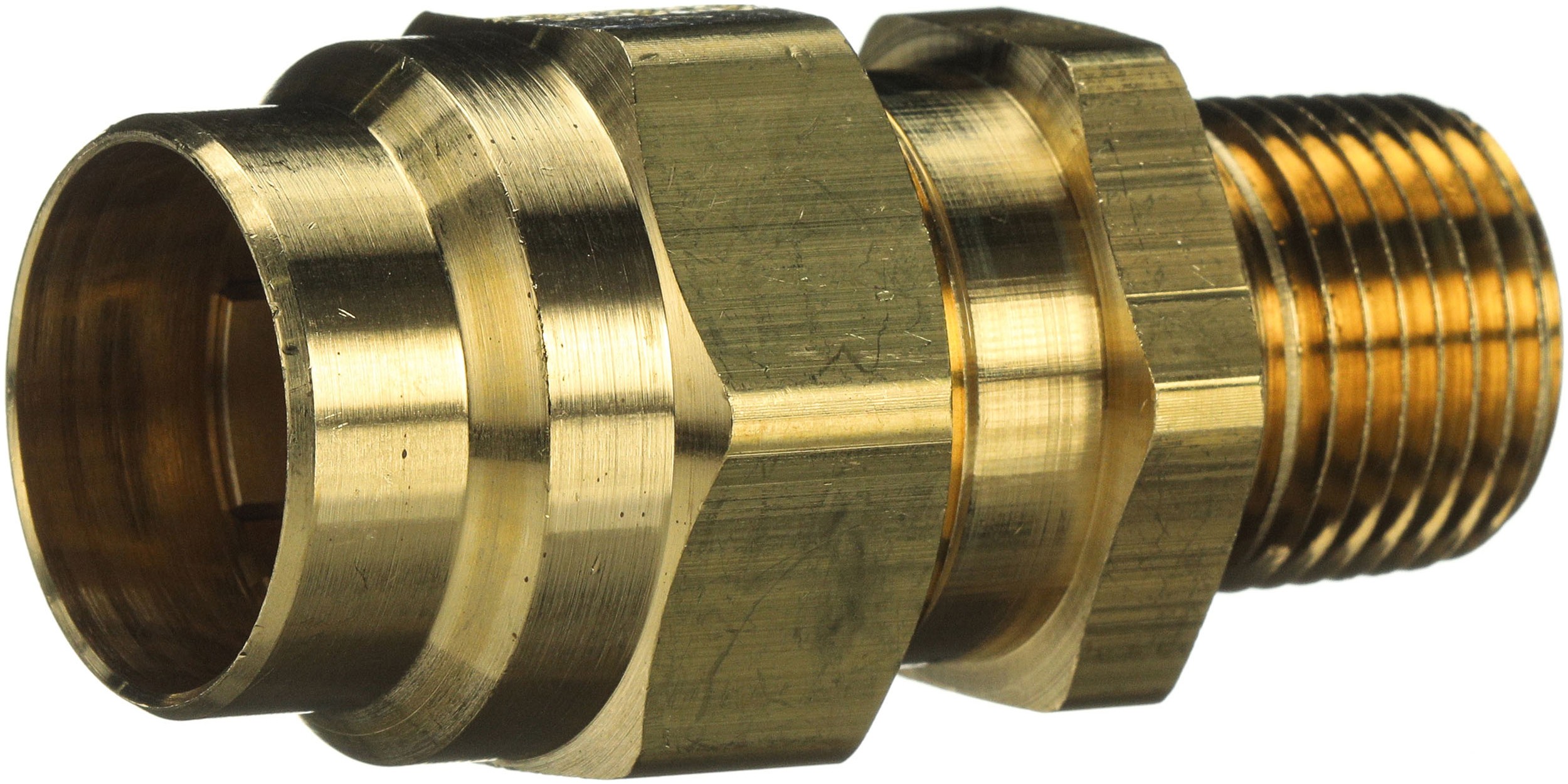 Gates G331000806 Air Brake to Male Pipe with Nut and Sleeve Coupling for Rubber Hose