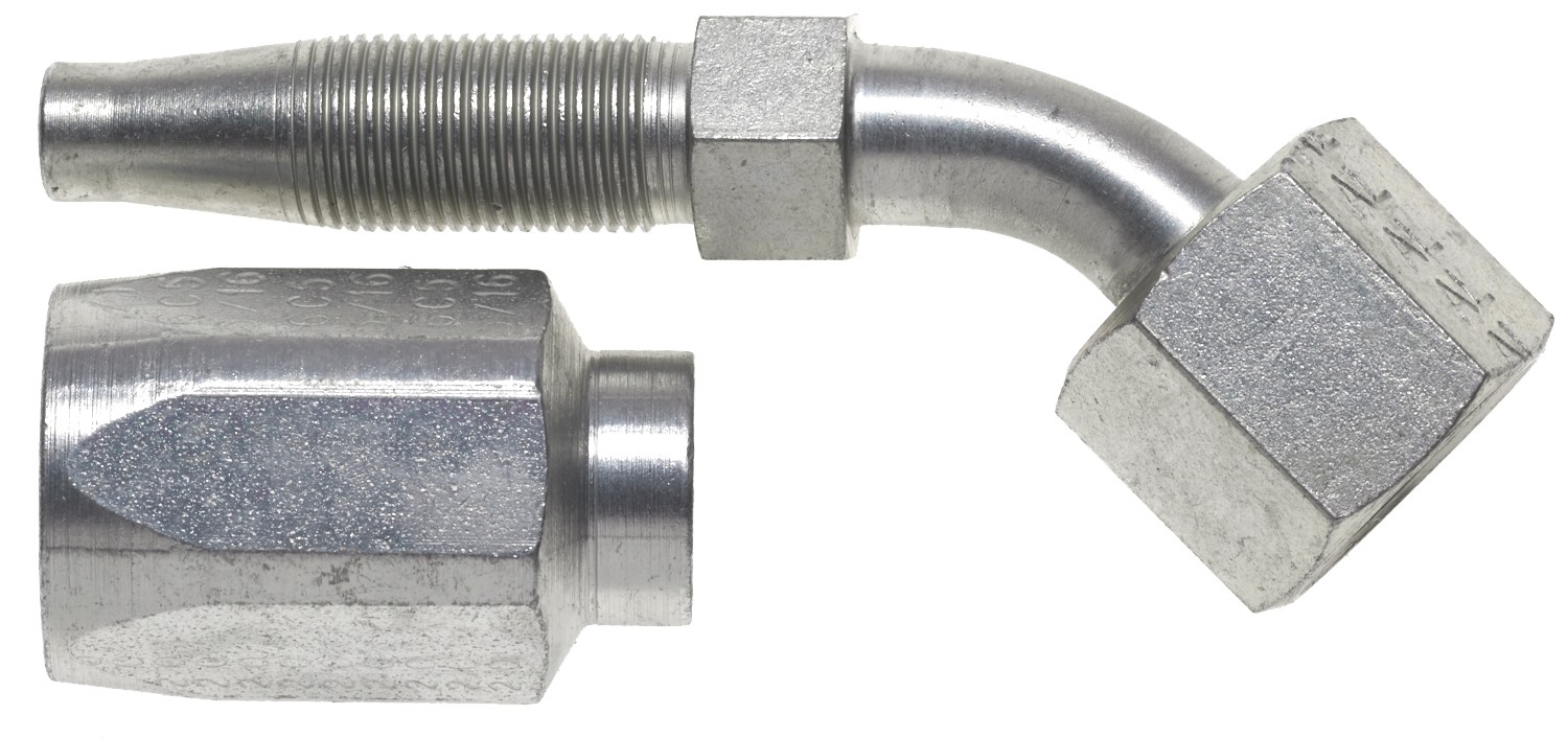 Gates G342020606 Female SAE 45 Flare Swivel - 45 Bent Tube - Steel (C5CXH, C5C, C5D & C5M Hose) - Image 2
