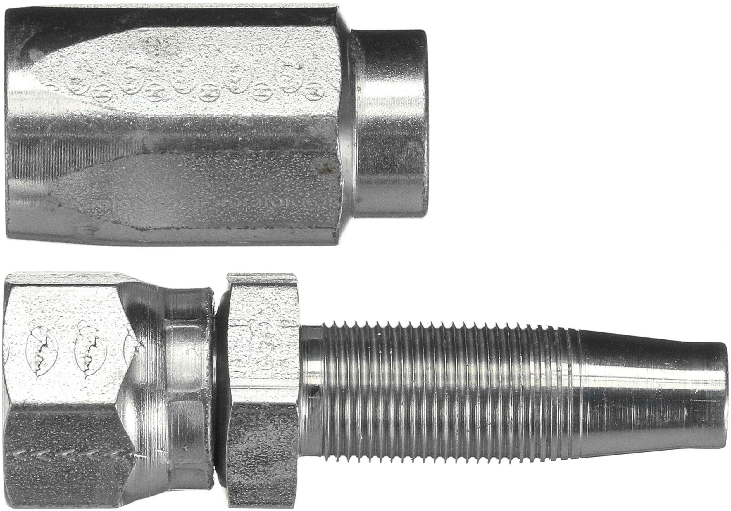 Gates G342100404 Dual Seat Female JIC 37/SAE 45 Flare Swivel - Steel (C5CXH, C5C, C5D & C5M Hose)