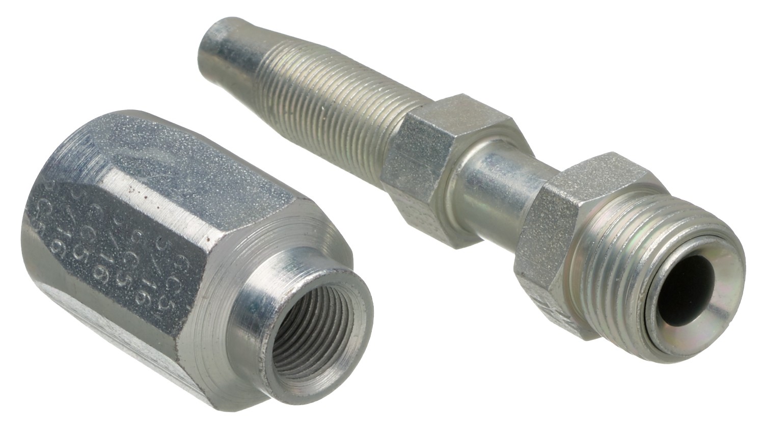 Gates G345000606 Male SAE 45 Flare Inverted Swivel - Steel (C5CXH, C5C, C5D & C5M Hose)