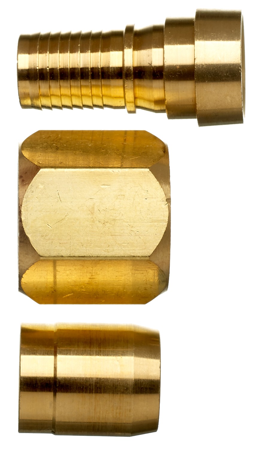 Gates G401700404B Dual Seat Female JIC 37/SAE 45 Flare Swivel - Brass (C14) - Image 2