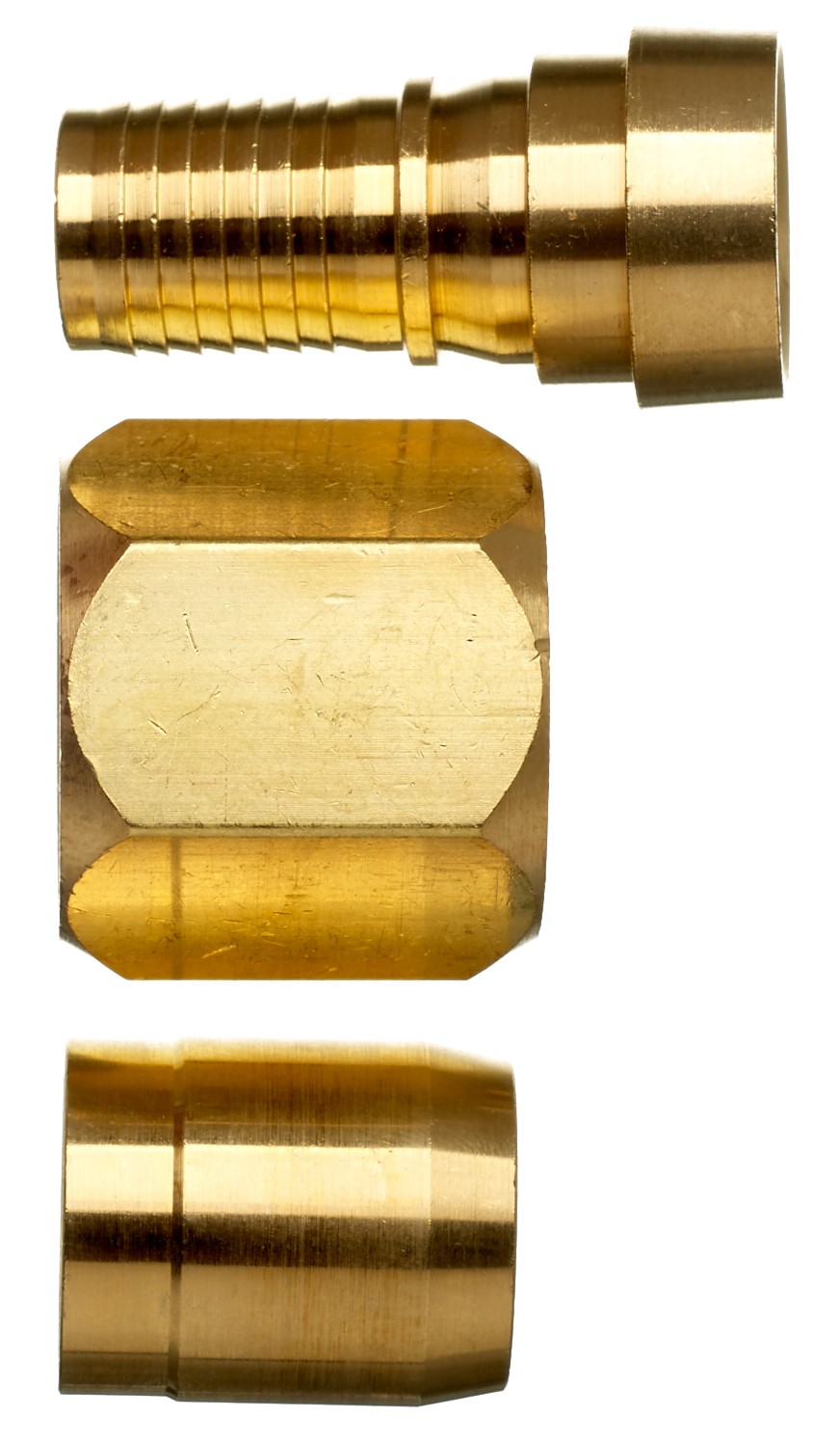 Gates G401700808B Dual Seat Female JIC 37/SAE 45 Flare Swivel - Brass (C14) - Image 2