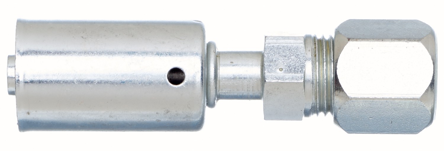 Gates G455101010 Male SAE Flareless Assembly - Aluminum (PolarSeal ACA)