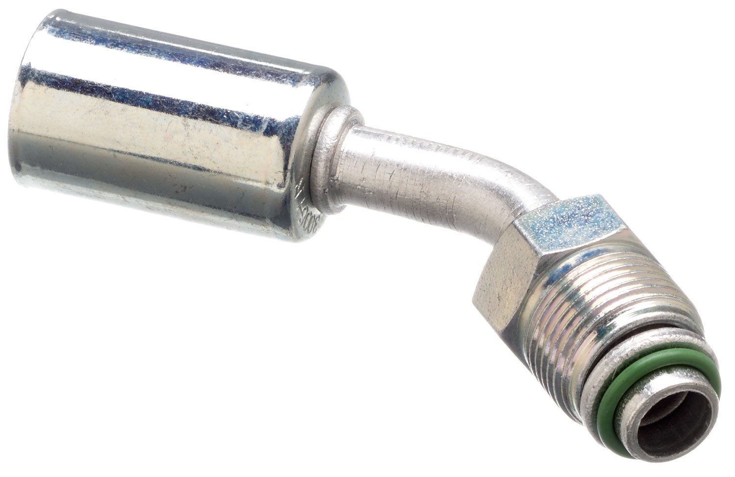 Gates G455841010 Male SAE Tube O-Ring Nut - 45 Bent Tube - Aluminum (PolarSeal ACA) - Image 2