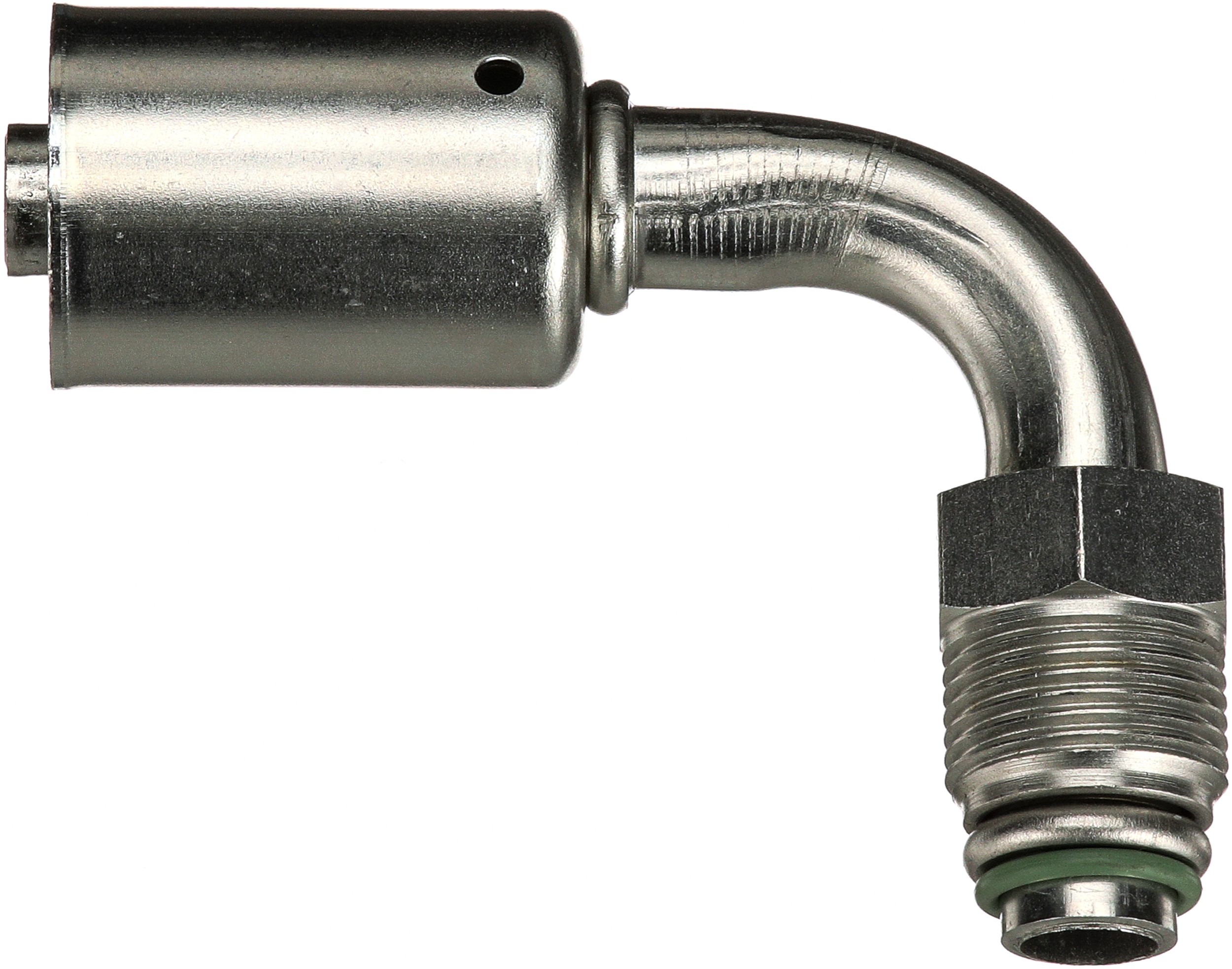 Gates G455851010S Male SAE Tube O-Ring Nut - 90 Bent Tube - Steel (PolarSeal ACA) - Image 2