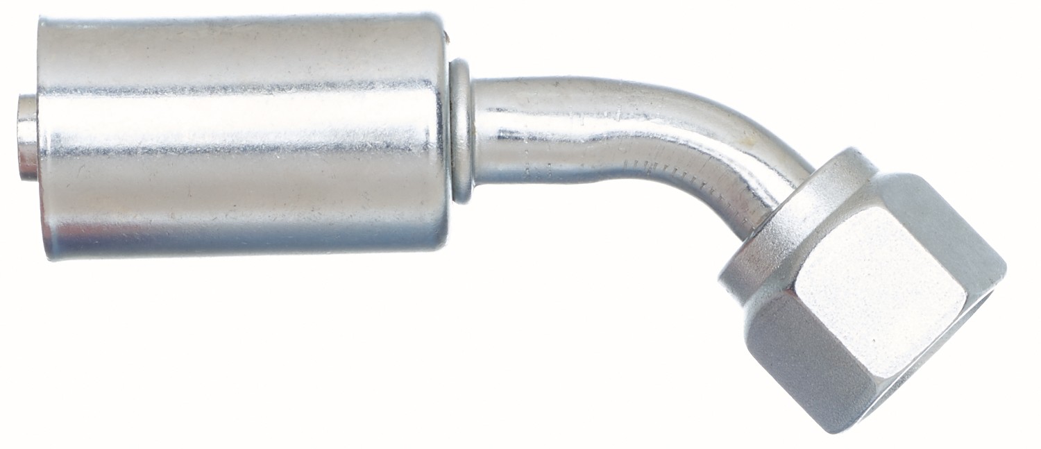 Gates G455910808 Female SAE Tube O-Ring Nut Swivel - 45 Bent Tube - Aluminum (PolarSeal ACA) - Image 2