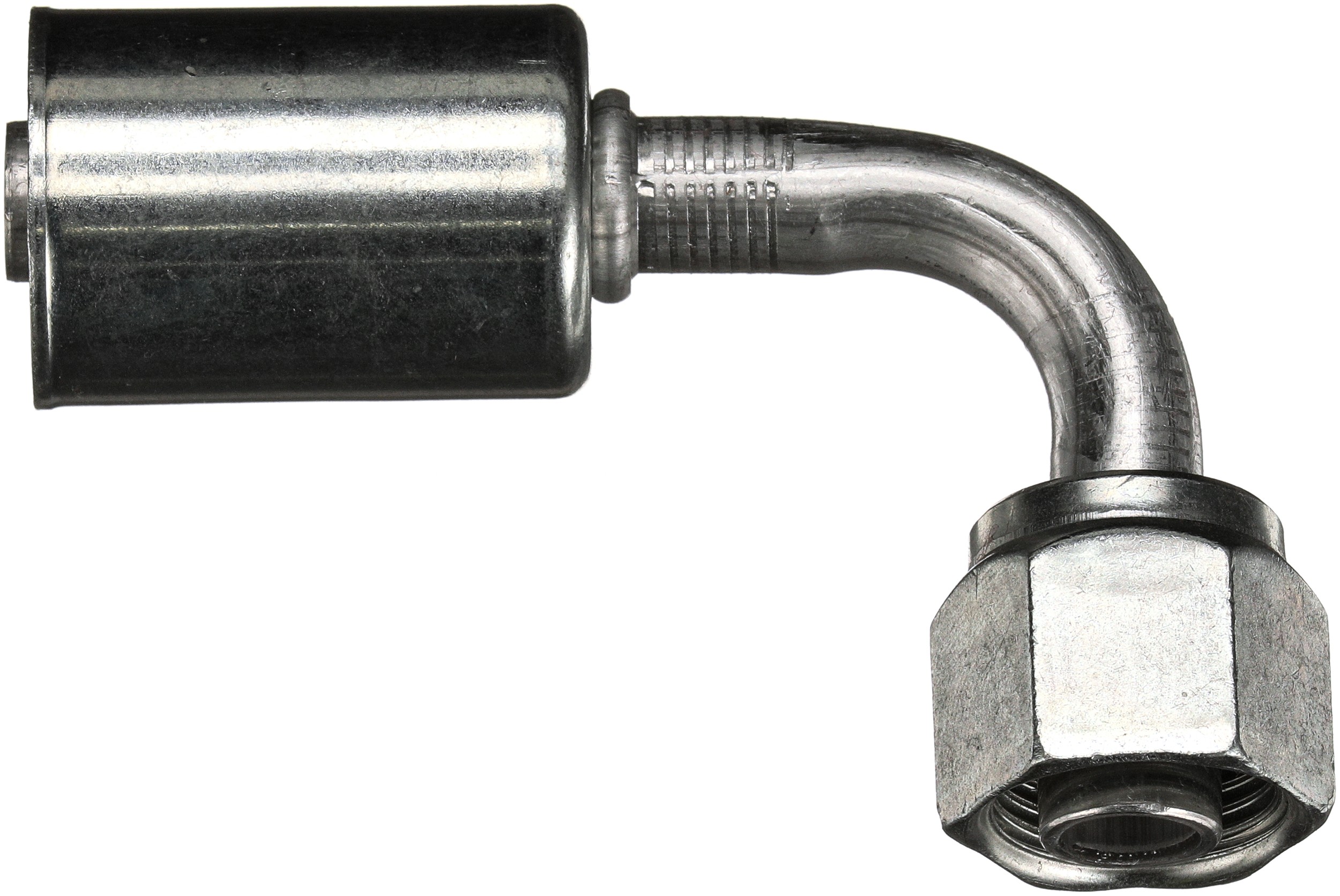 Gates G455921212 Female SAE Tube O-Ring Nut Swivel - 90 Bent Tube - Aluminum (PolarSeal ACA) - Image 2