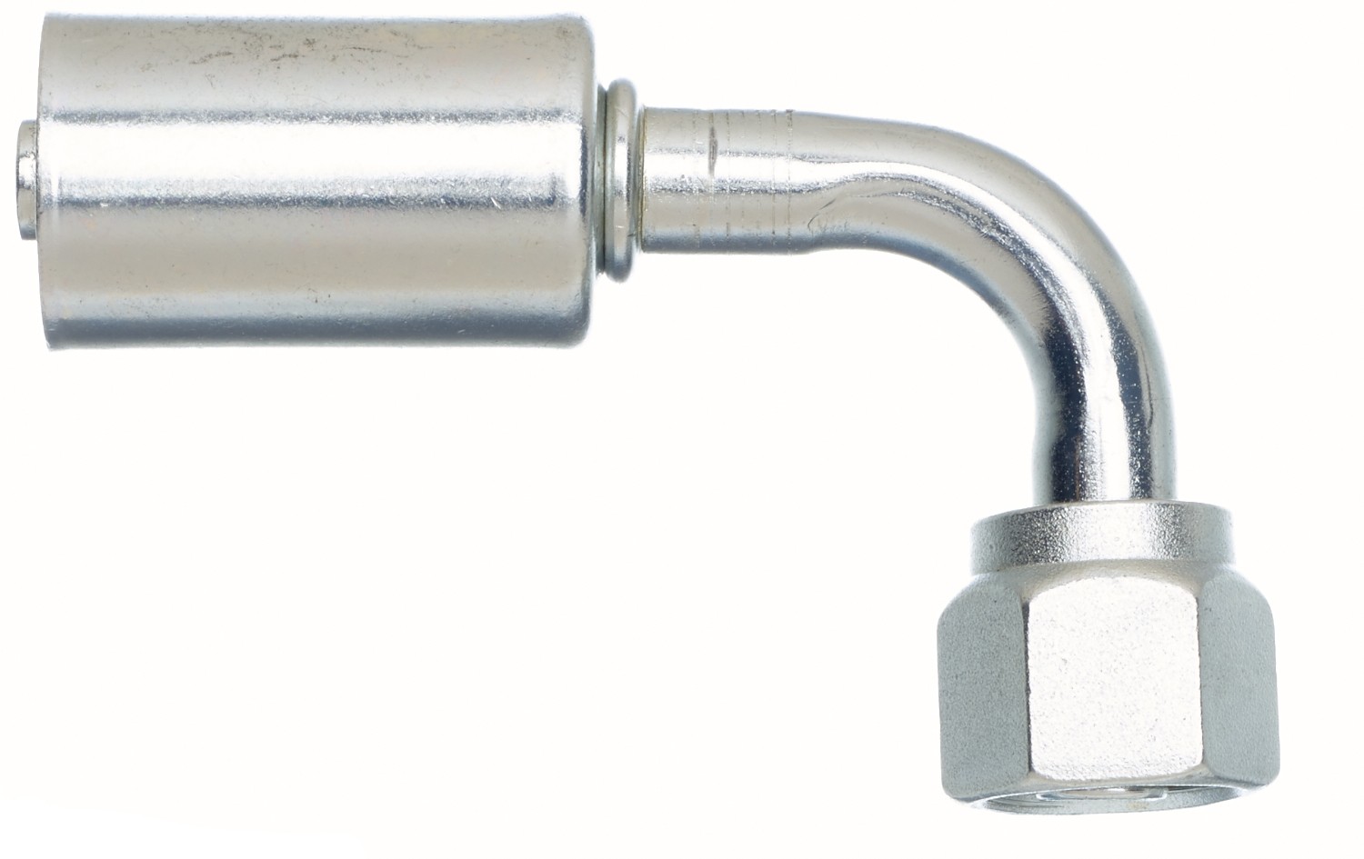 Gates G455921212 Female SAE Tube O-Ring Nut Swivel - 90 Bent Tube - Aluminum (PolarSeal ACA) - Image 3