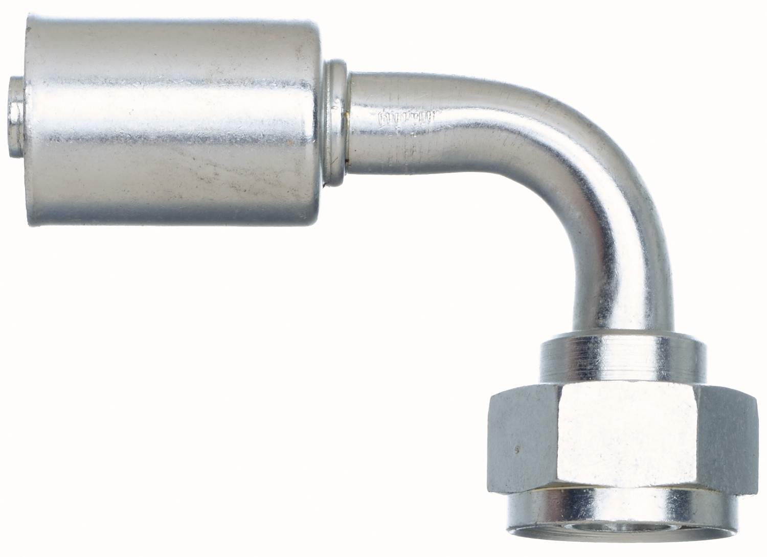 Gates G45958-0810S Compressor Female SAE Tube O-Ring Nut Swivel-90 Bent Tube-Steel (PolarSeal ACA) - Image 2